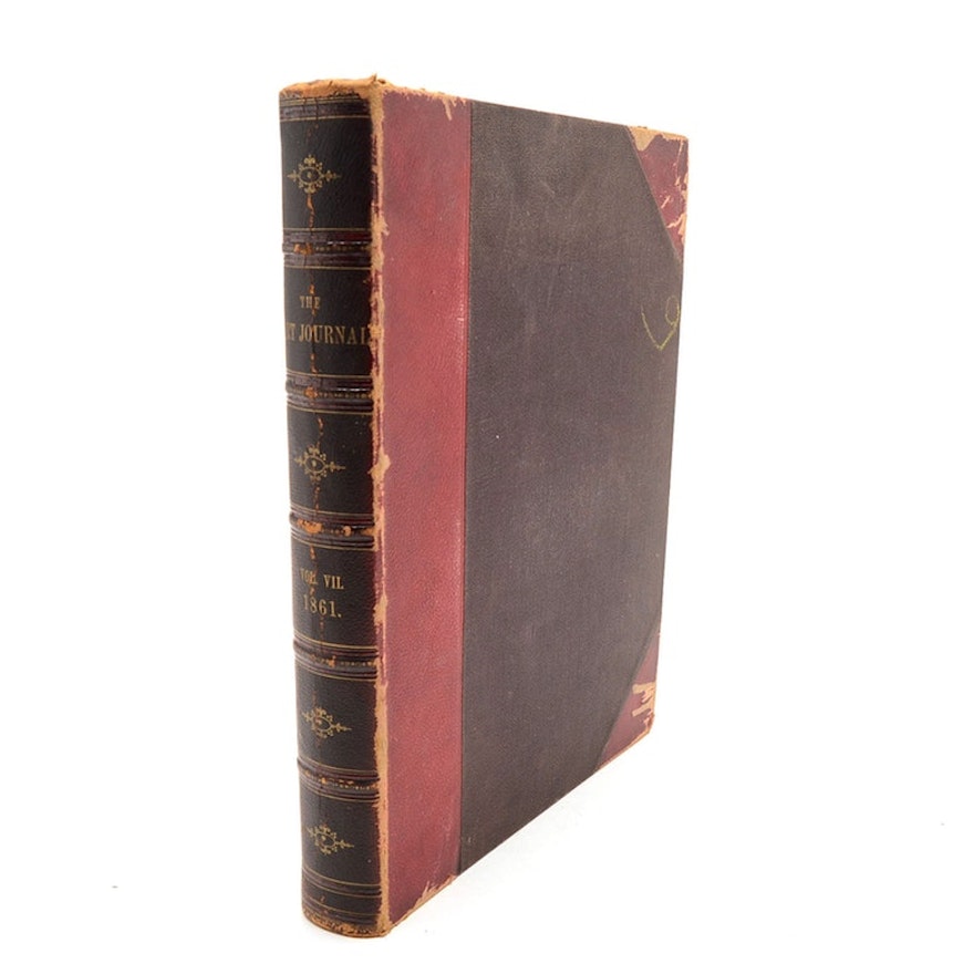 1861 Volume VII of "The Art Journal"