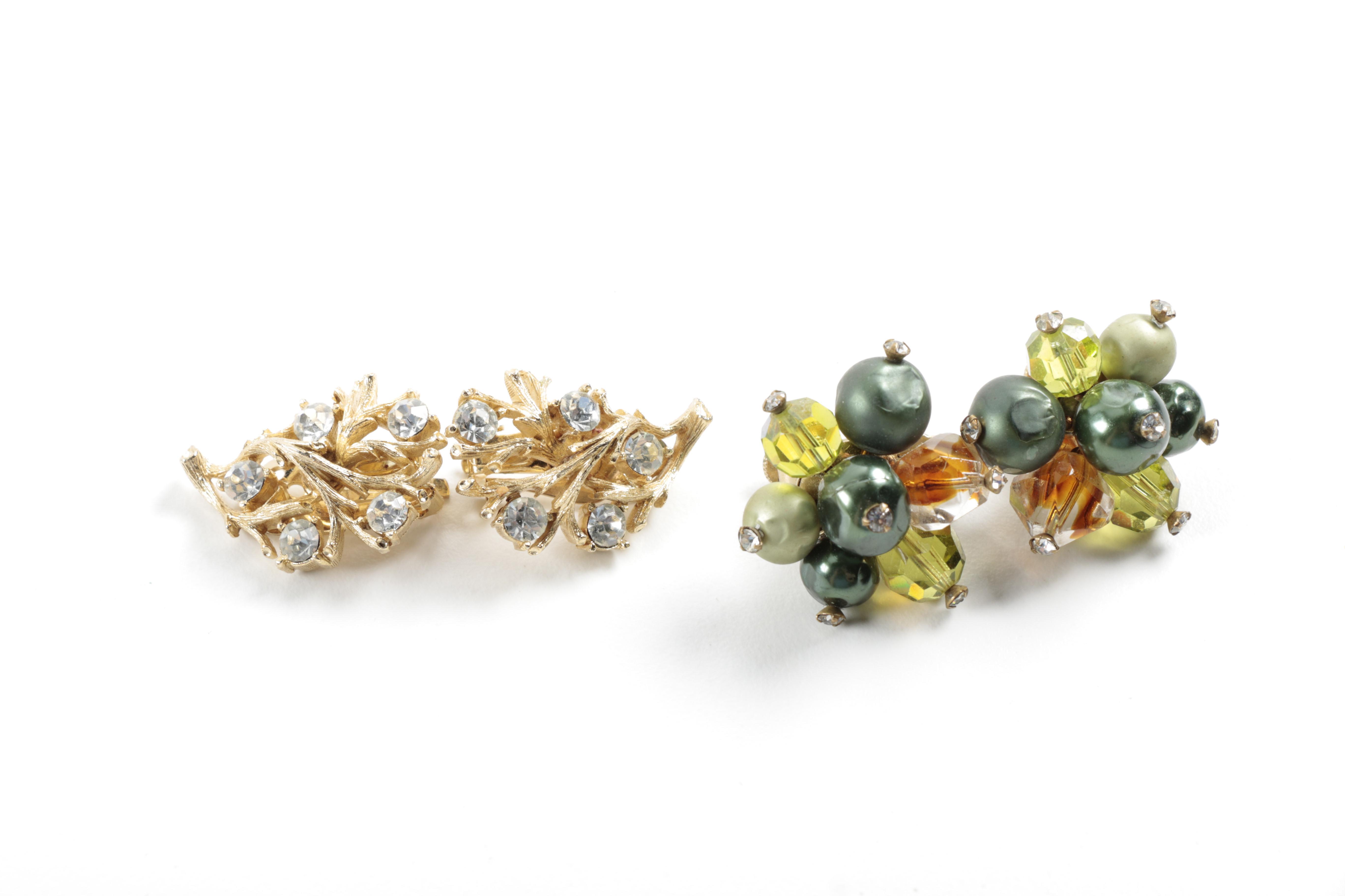Vintage Costume Jewelry Including Vendome and Hattie Carnegie