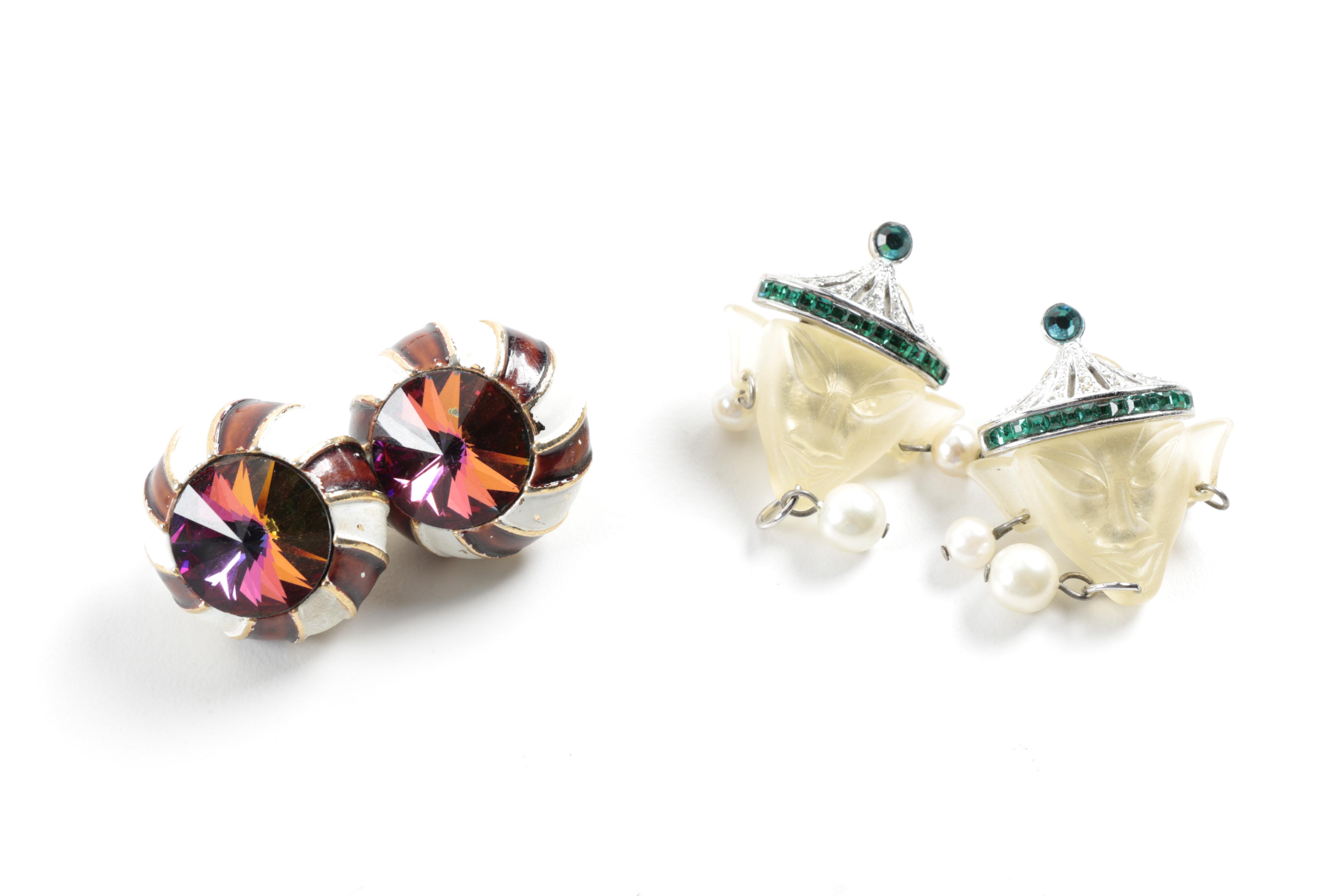 Vintage Costume Jewelry Including Vendome and Hattie Carnegie