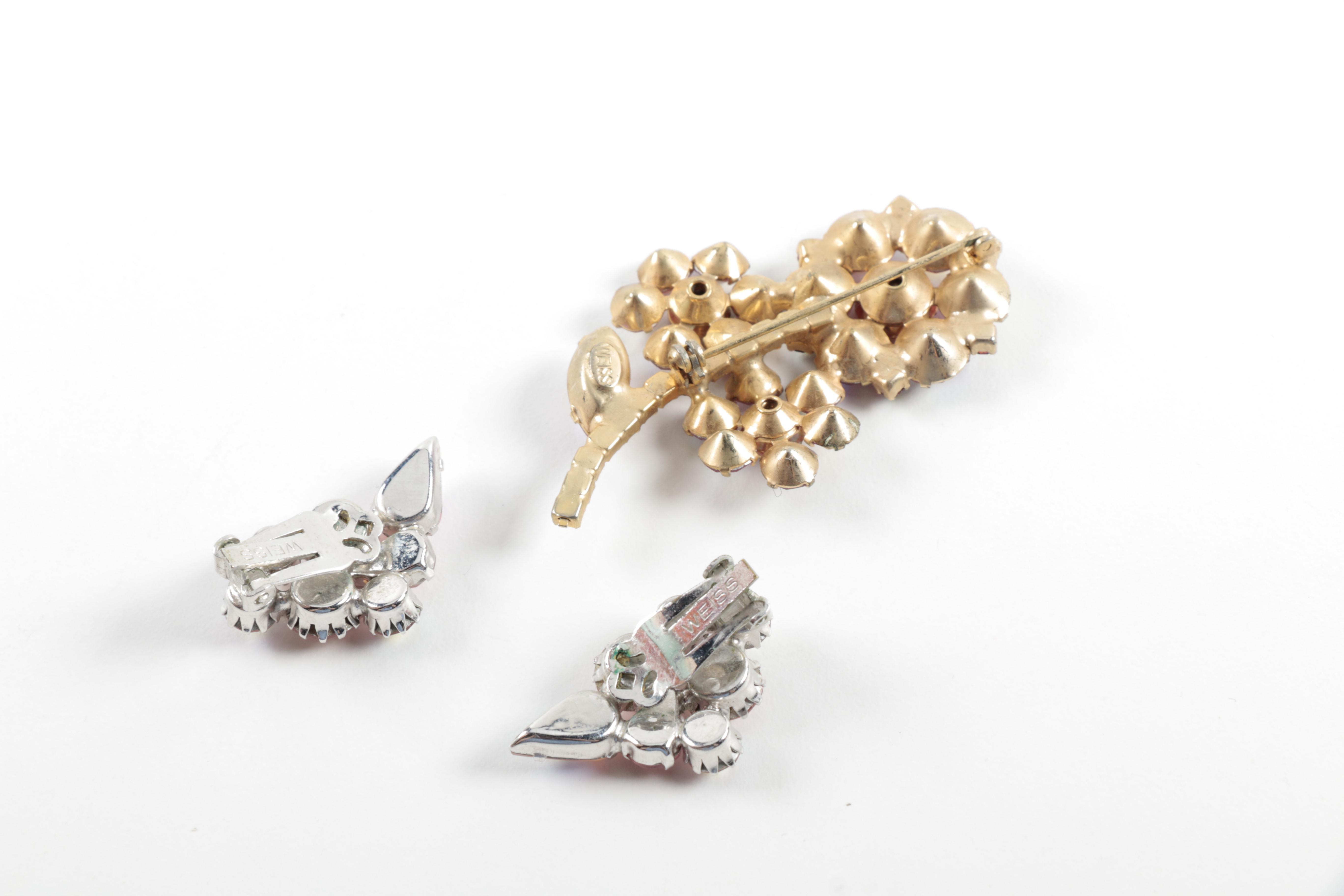 Vintage Costume Jewelry Including Eisenberg Ice and Weiss