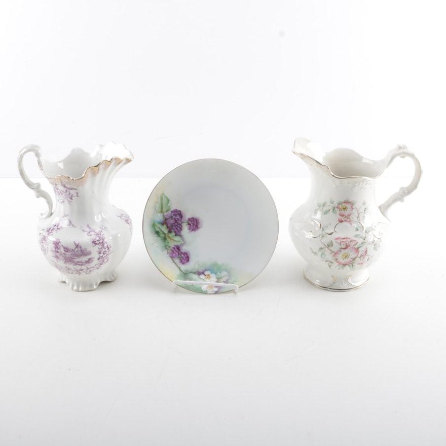 Floral Detailed Ceramic Dishes