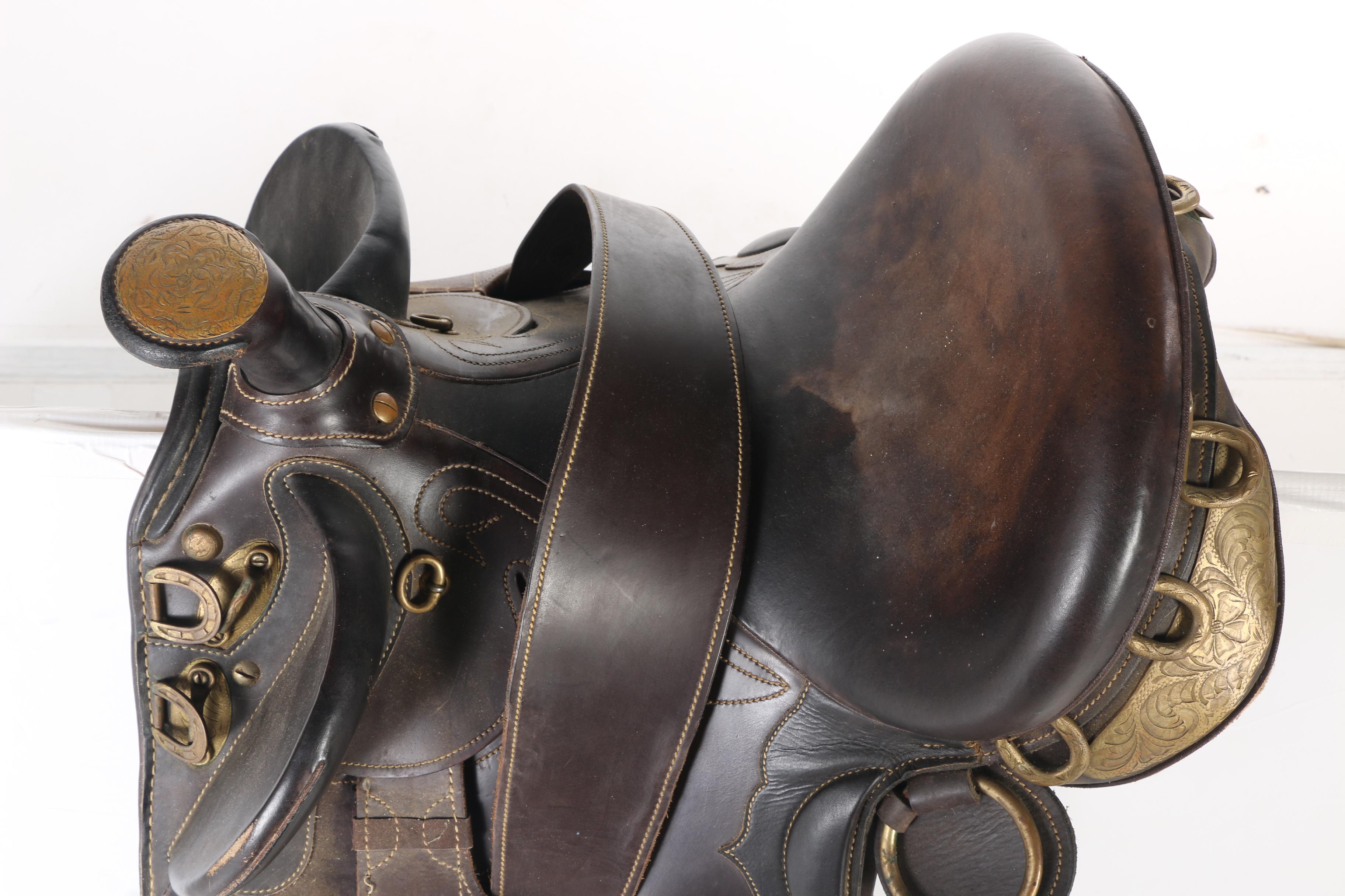 Sidney Hamilton Australian Stock Riding Saddle