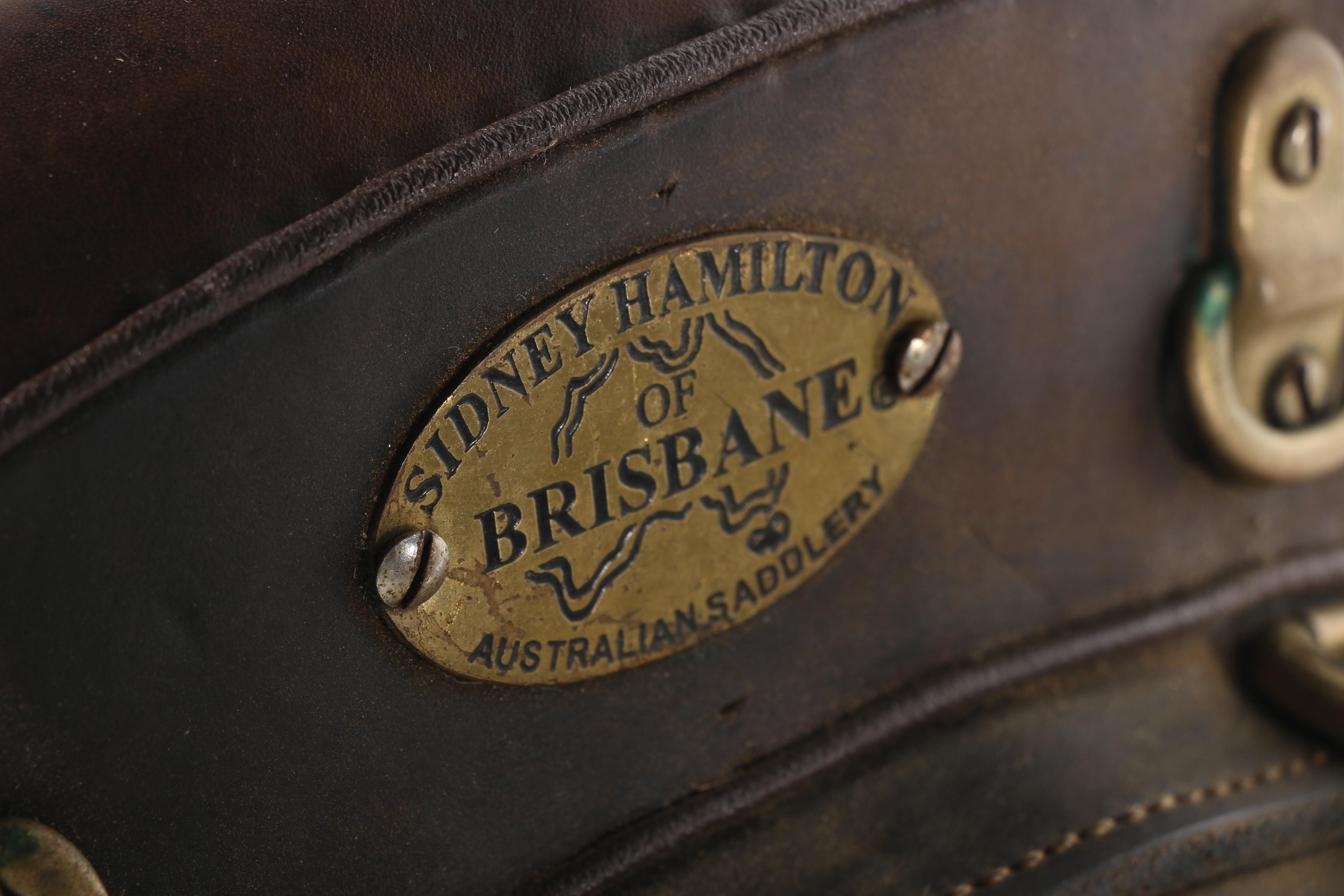 Sidney Hamilton Australian Stock Riding Saddle