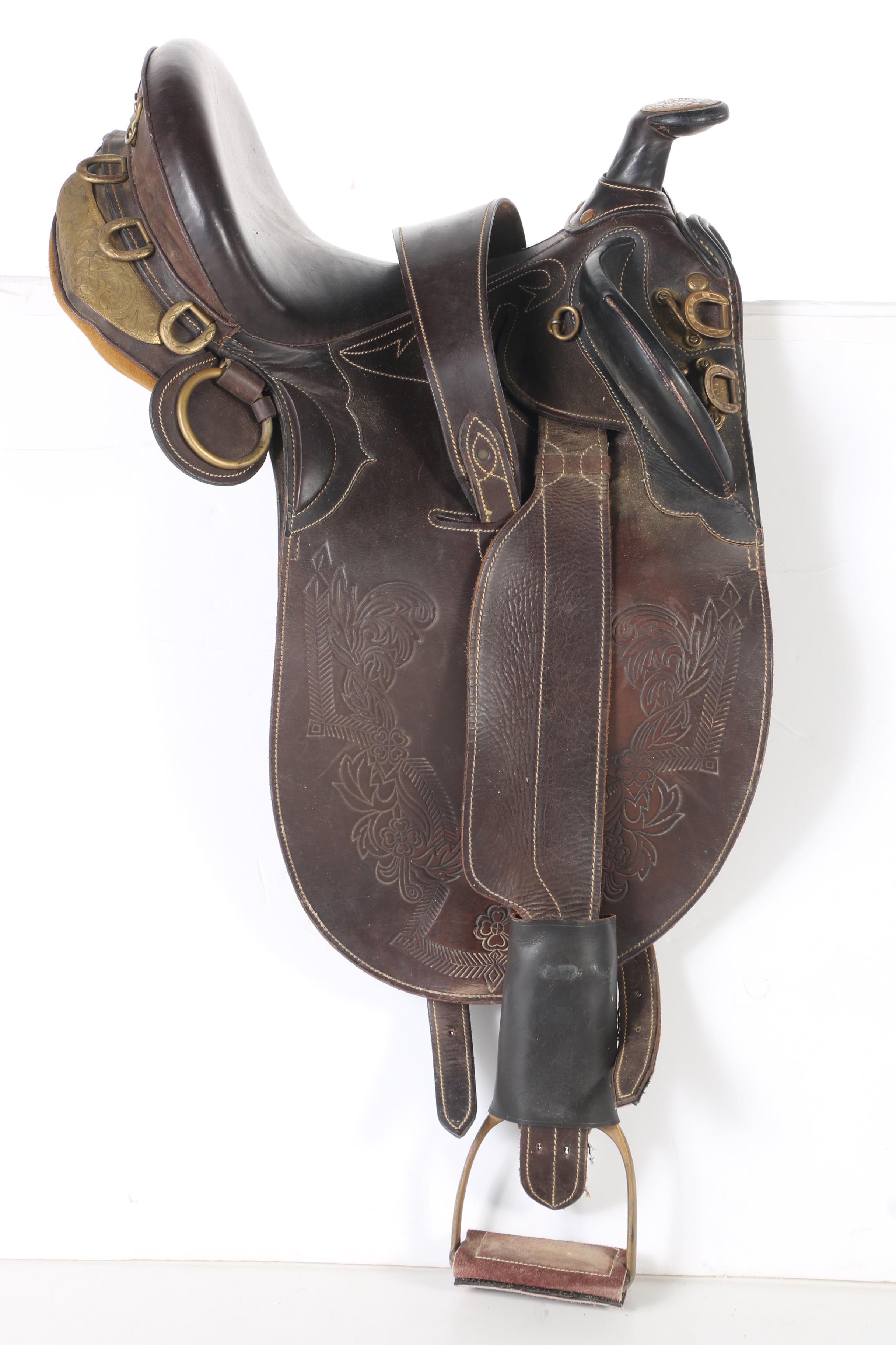 Sidney Hamilton Australian Stock Riding Saddle