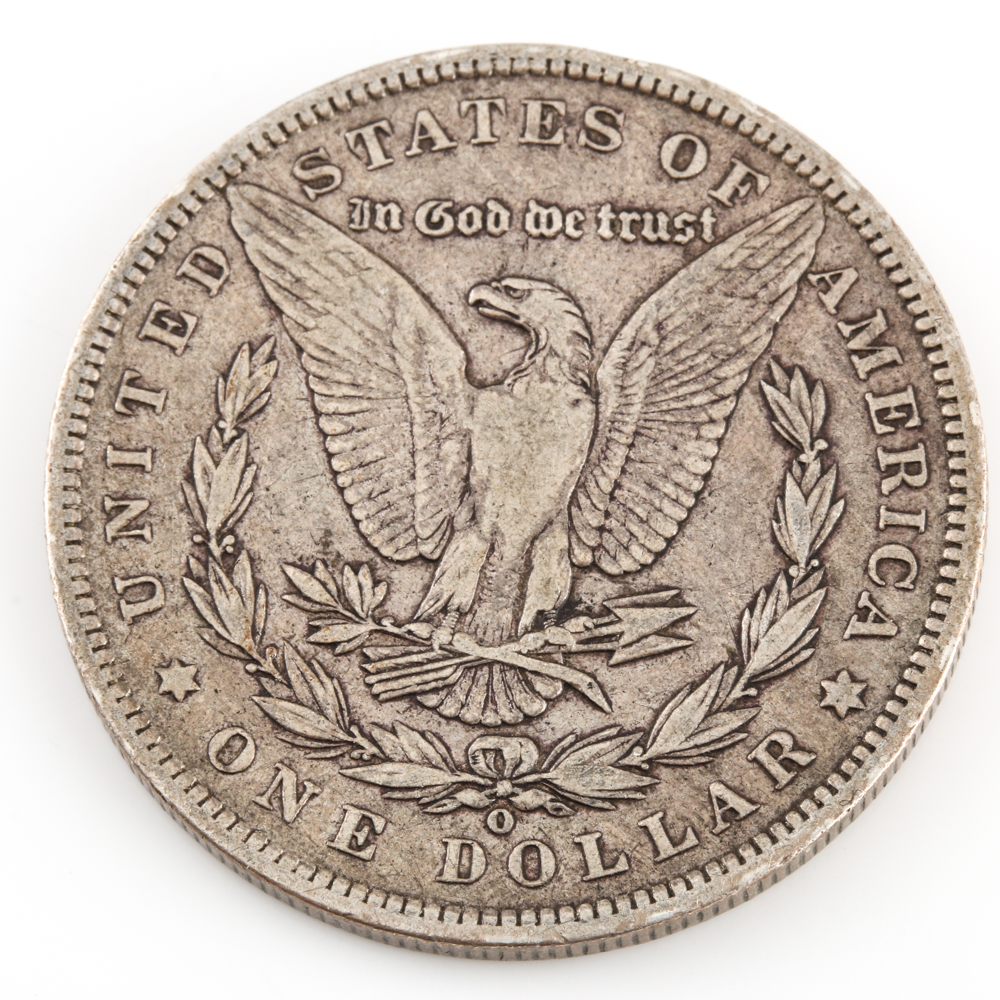 Two Morgan Silver Dollars and a Peace Silver Dollar