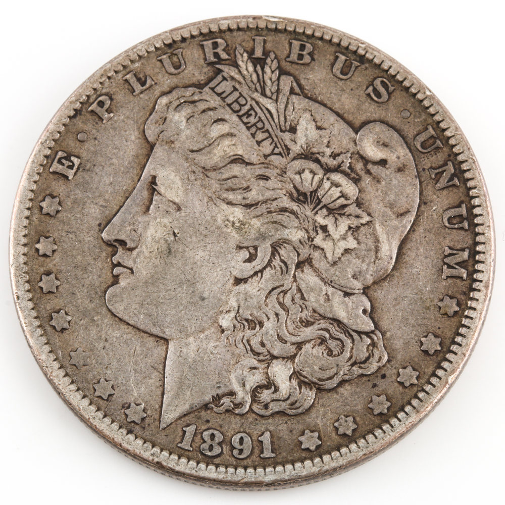 Three Morgan Silver Dollars