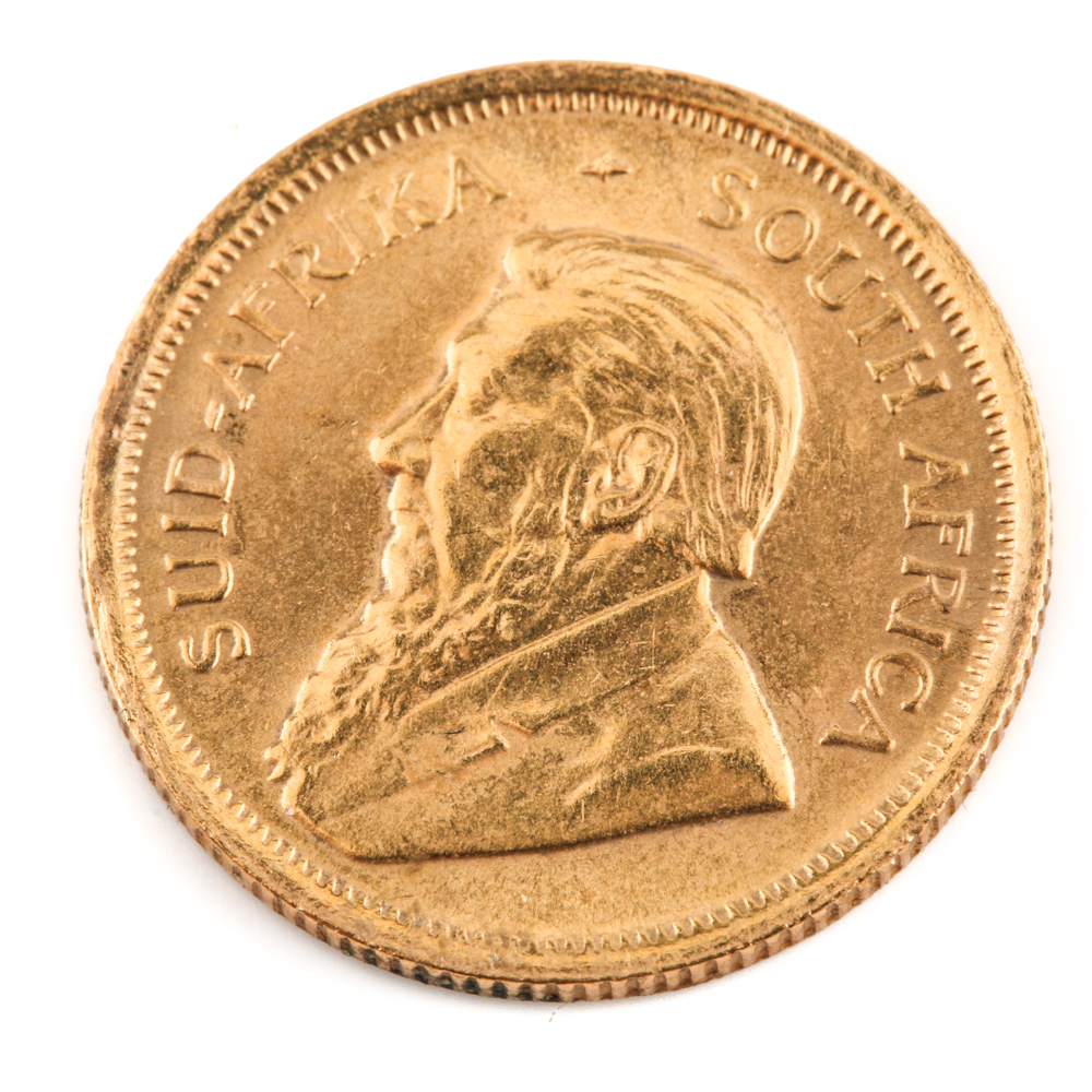 1982 1/10 Ounce Gold Krugerrand Bullion Coin