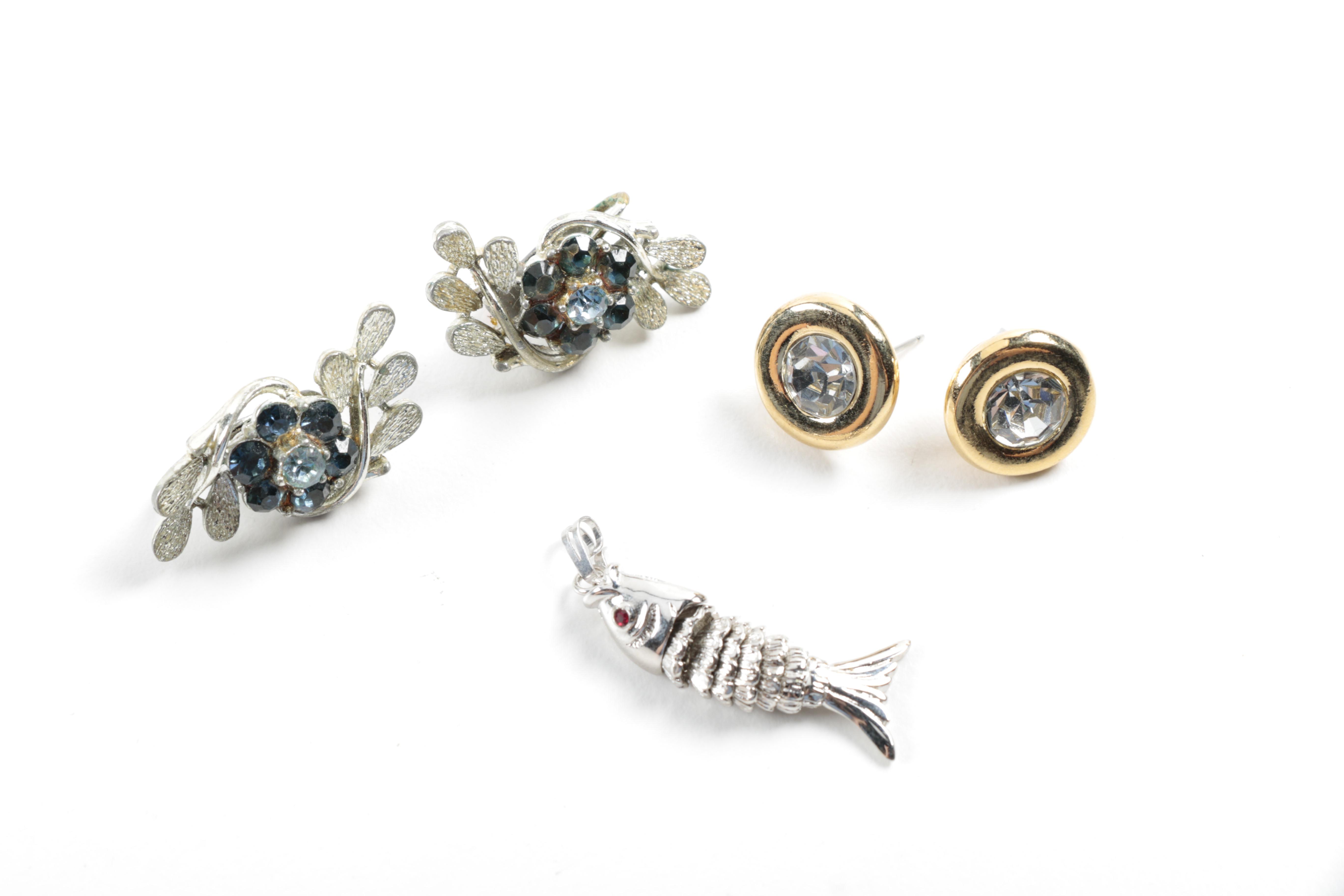 Assorted Costume Jewelry Including Kenneth Jay Lane and Les Bernard