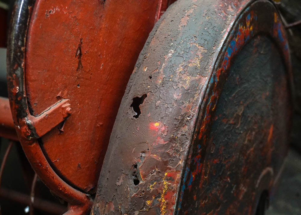 Decorative Vintage Indian Rickshaw Tricycle