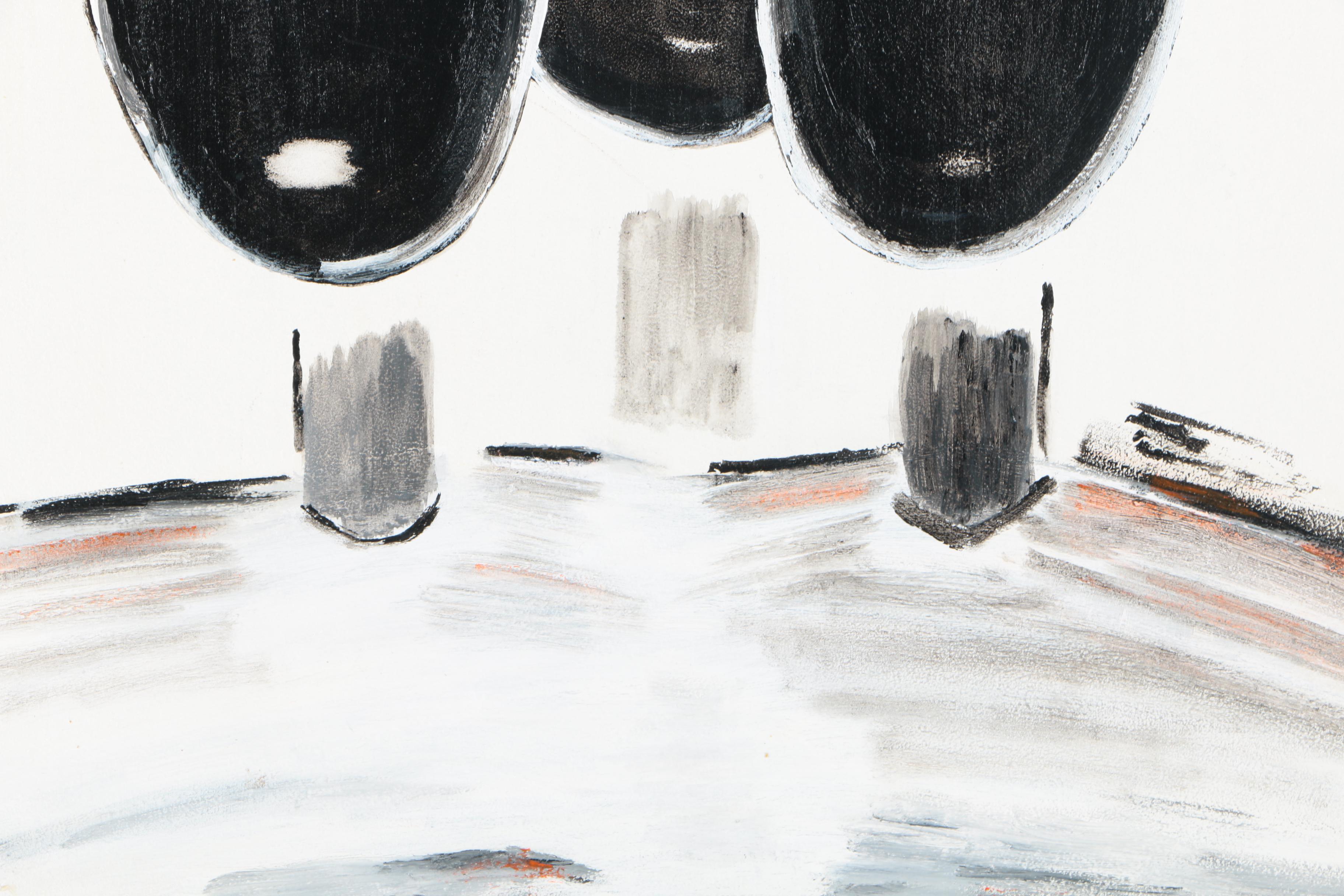 Dorothy Schiller Oil Painting Of Abstract Faces