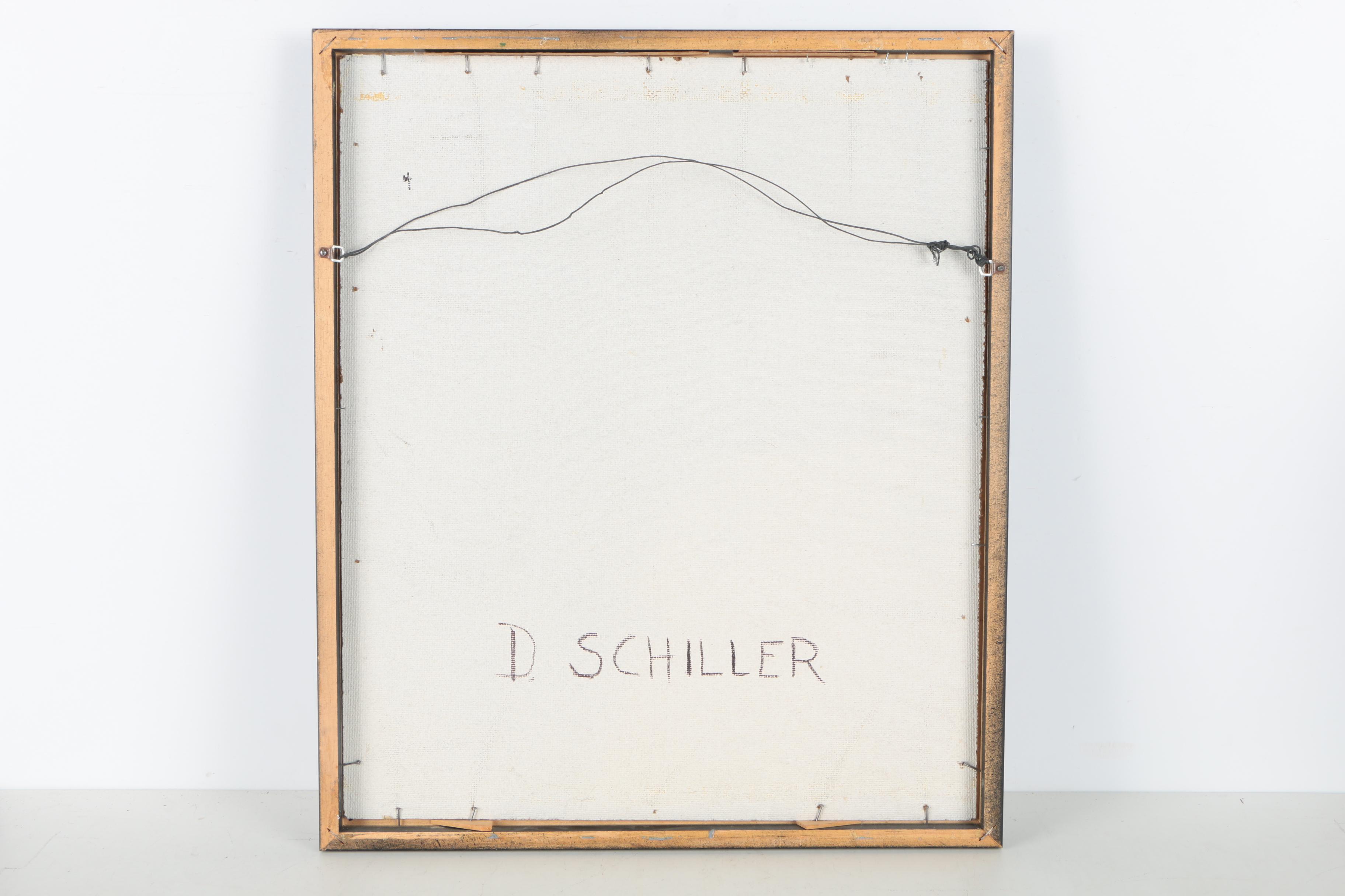 Dorothy Schiller Oil Painting Of Abstract Faces