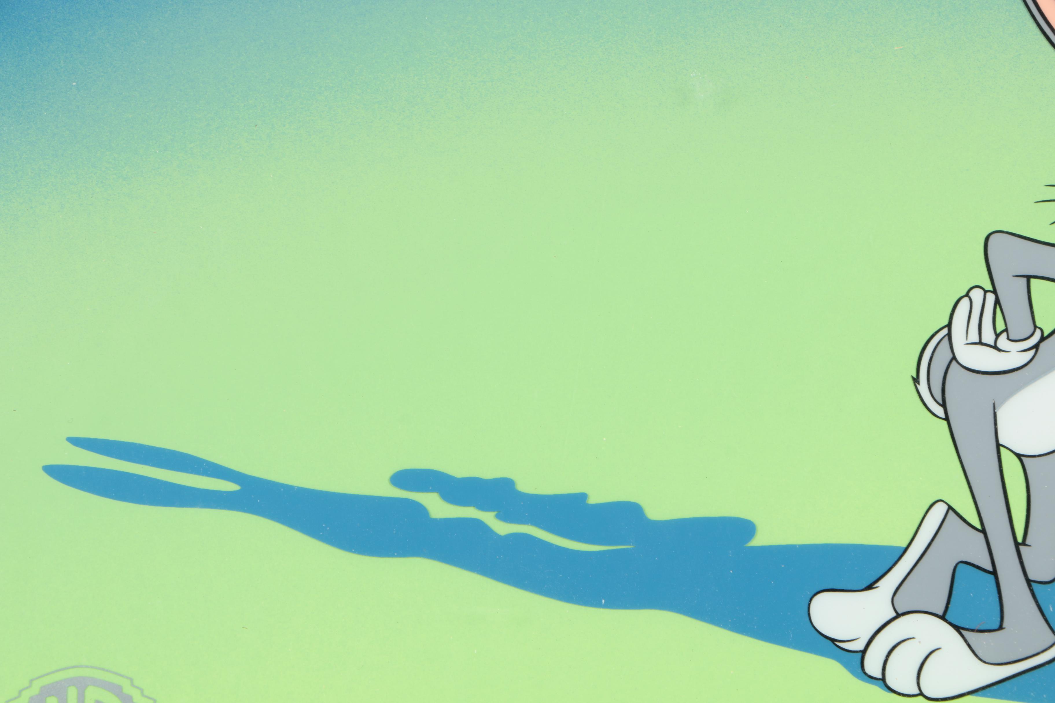 Warner Brothers 1997 Limited Edition Bugs Bunny Sericel "8 Ball Bunny"