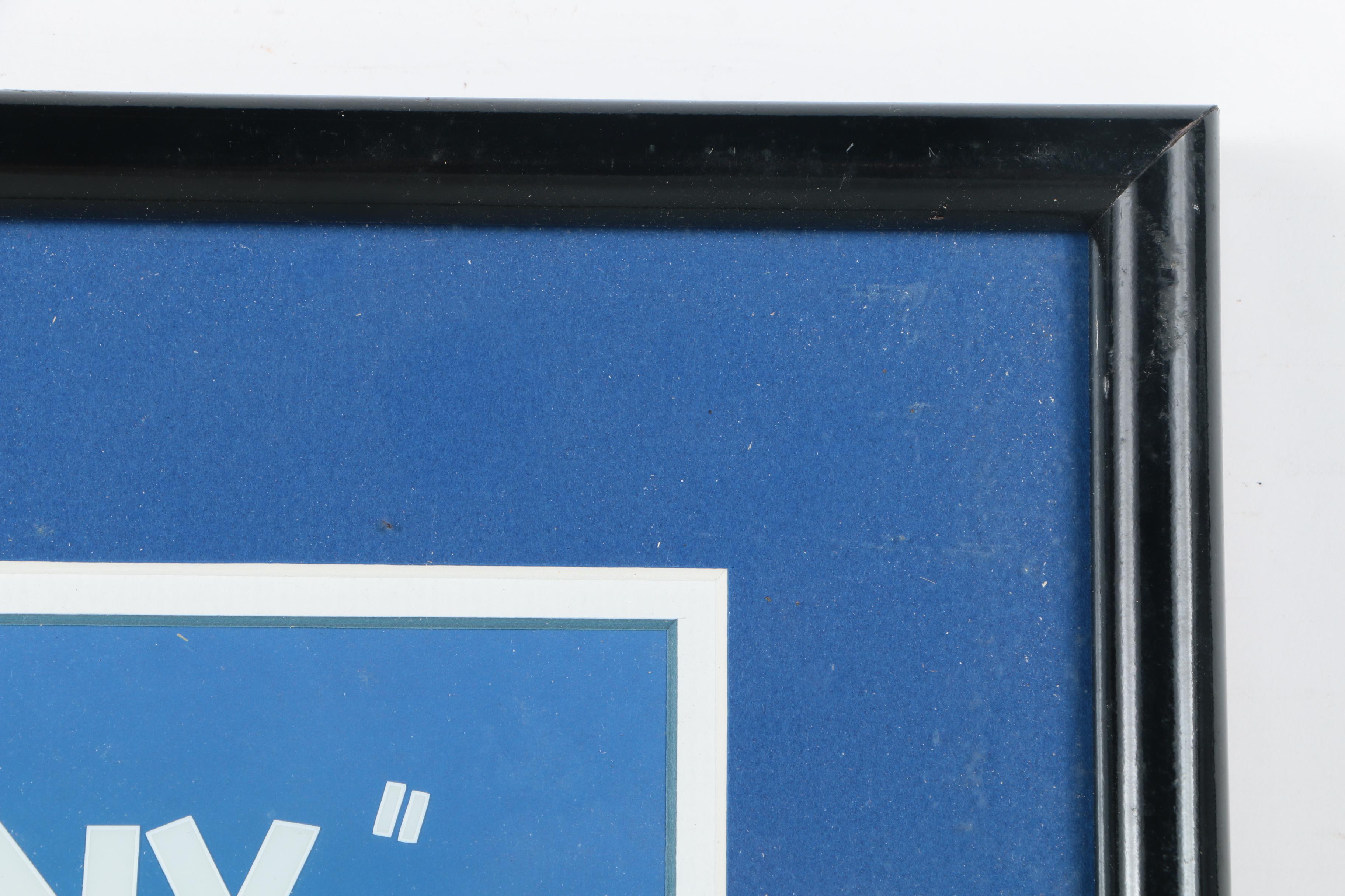 Warner Brothers 1997 Limited Edition Bugs Bunny Sericel "8 Ball Bunny"