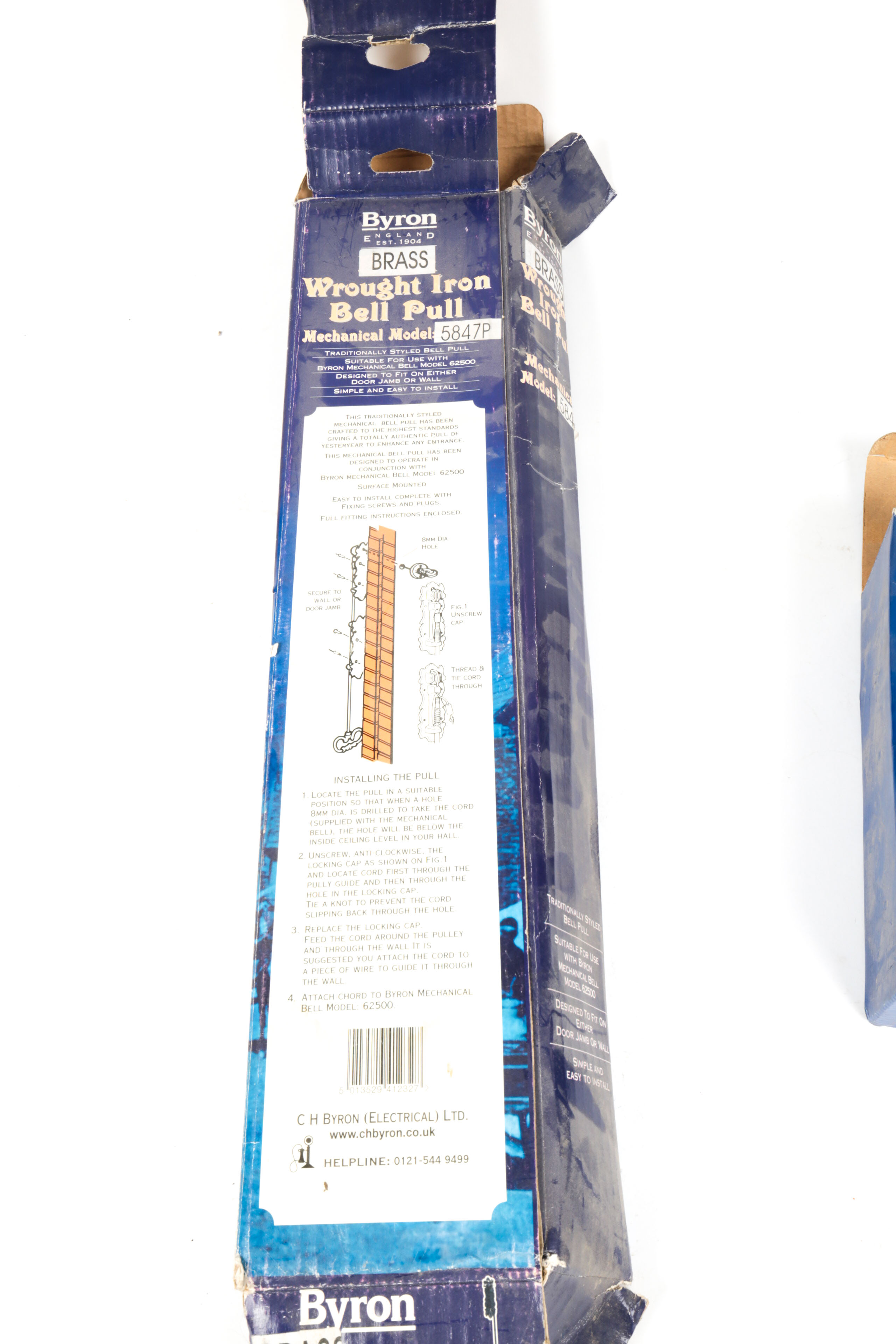 Byron Mechanical Door Bell and Bell Pull