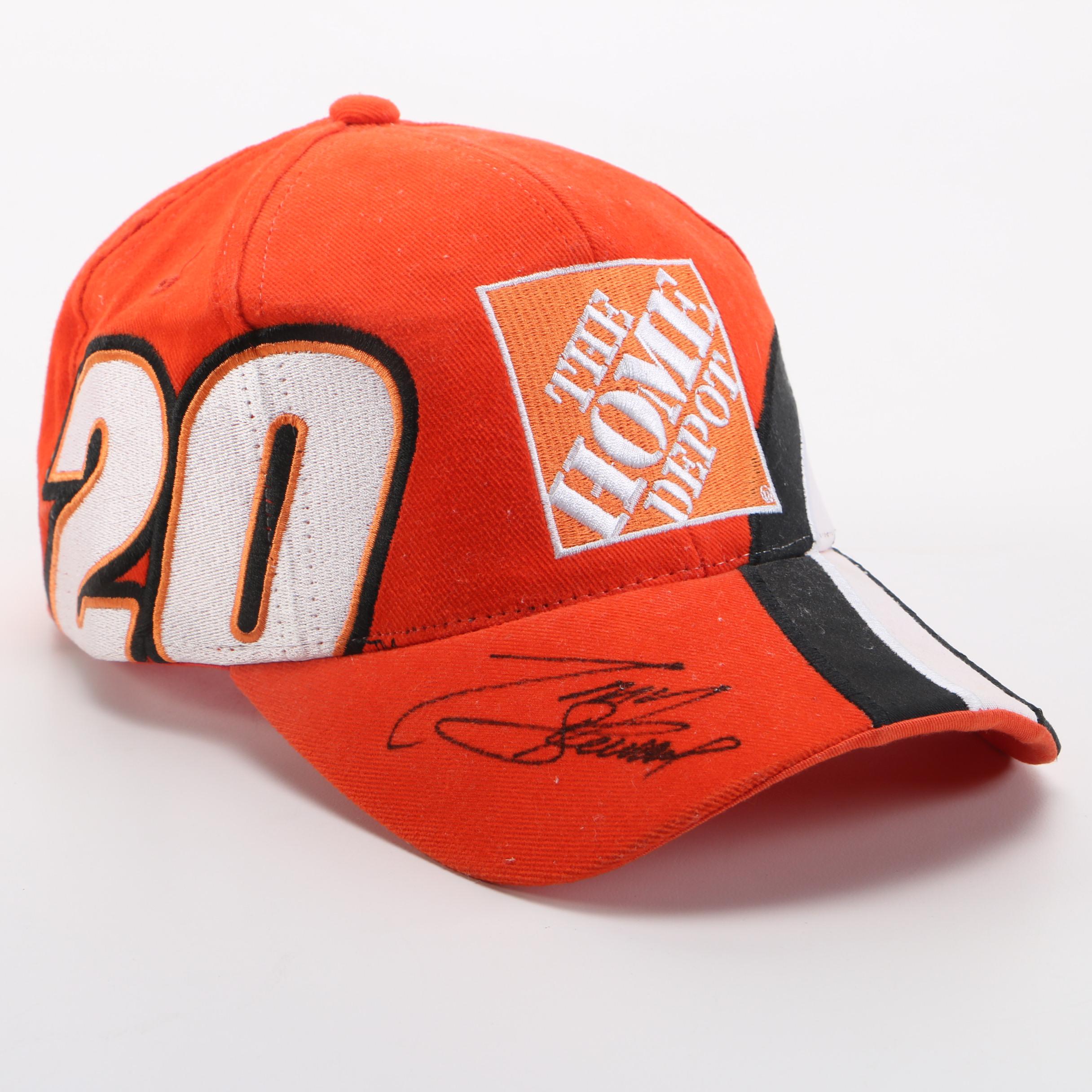 Tony Stewart Signed Home Depot NASCAR Hat