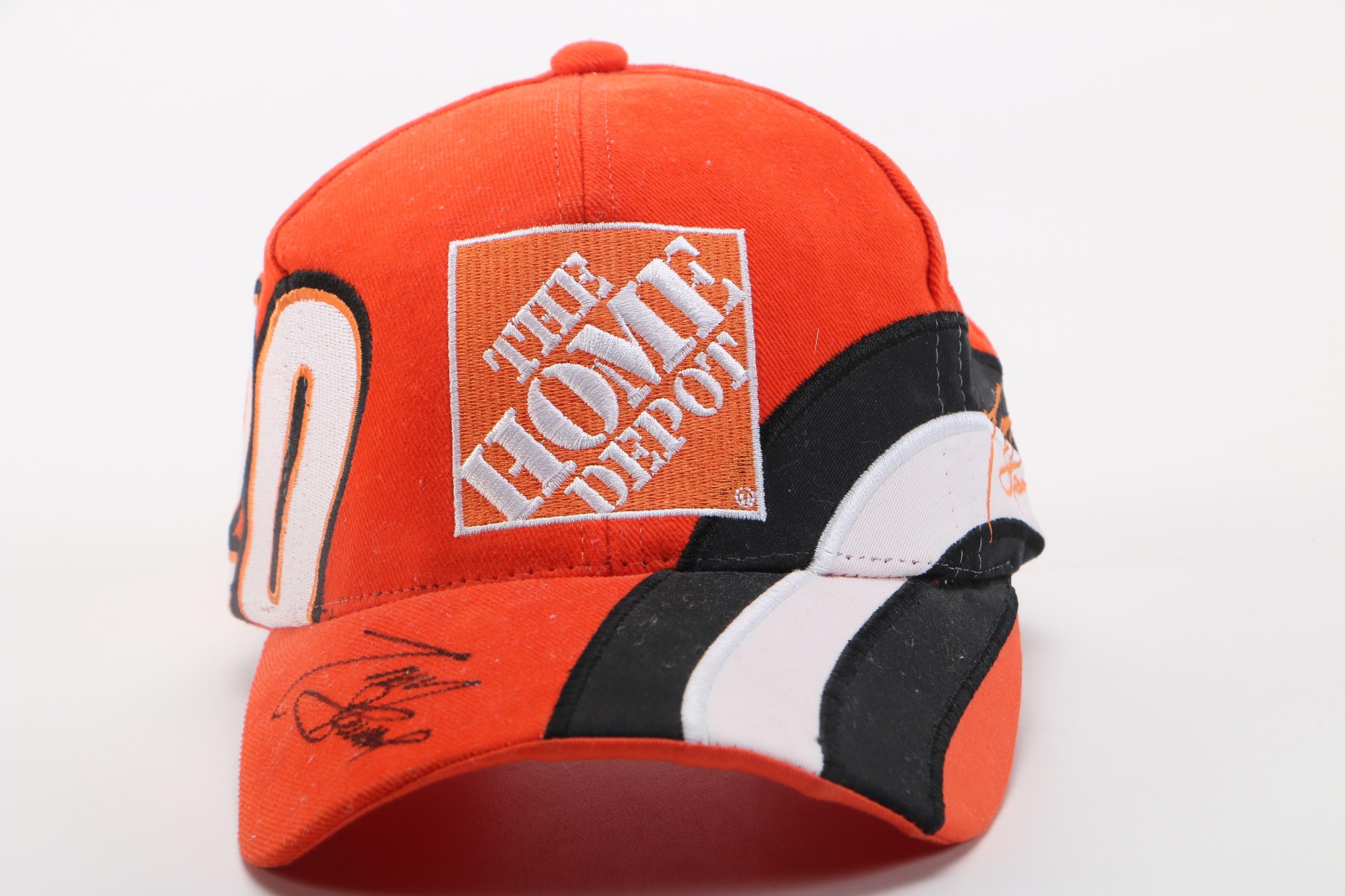 Tony Stewart Signed Home Depot NASCAR Hat