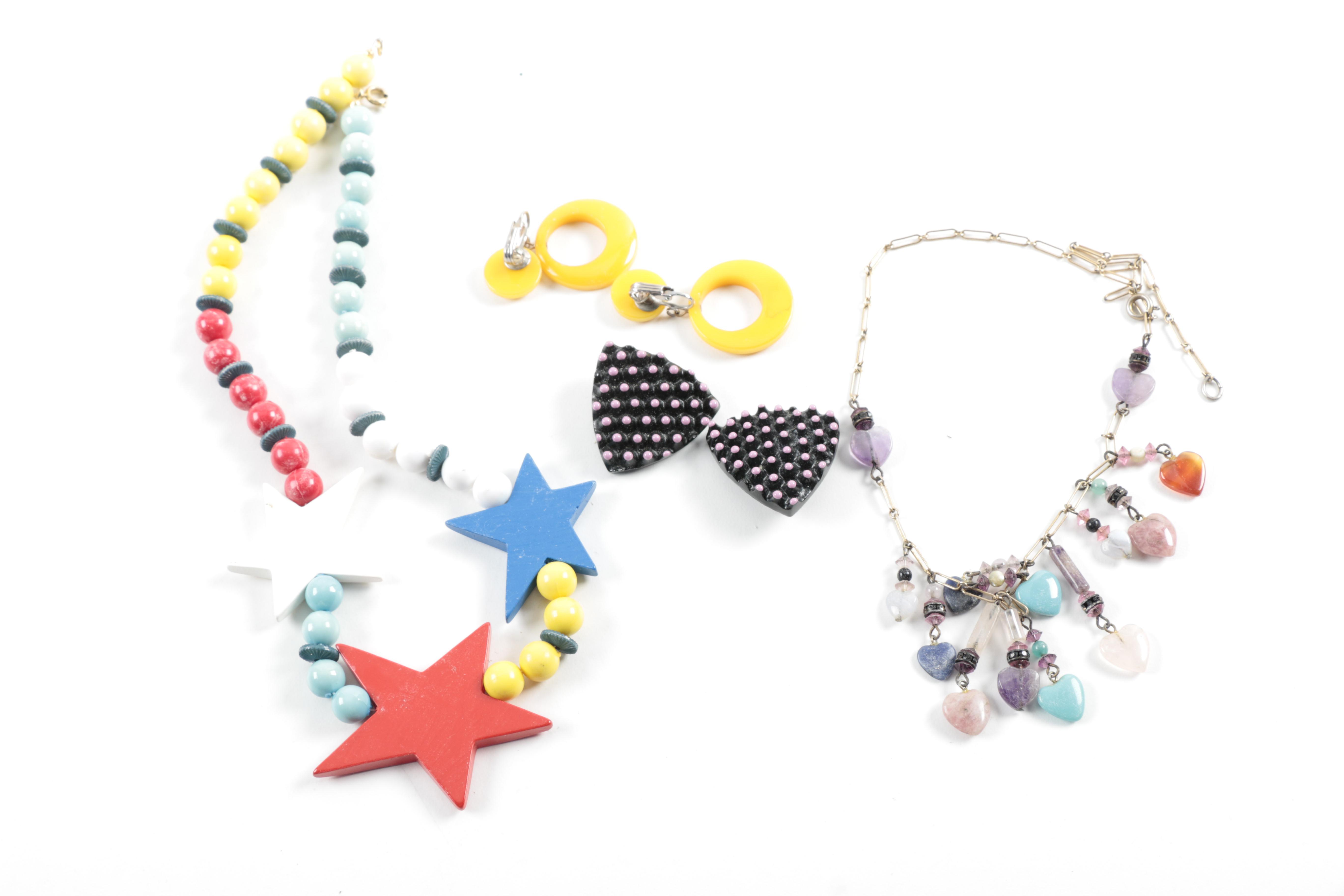 Vibrantly-Colored Costume Jewelry