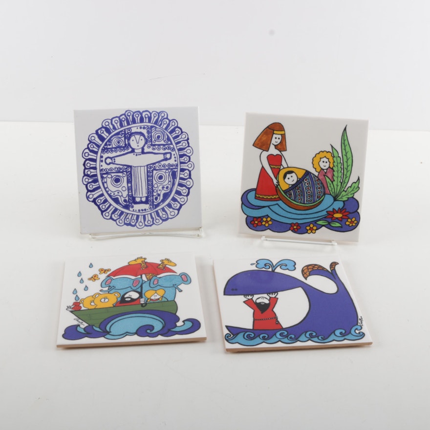 Christianity Theme Trivets by Karakashian Bros.