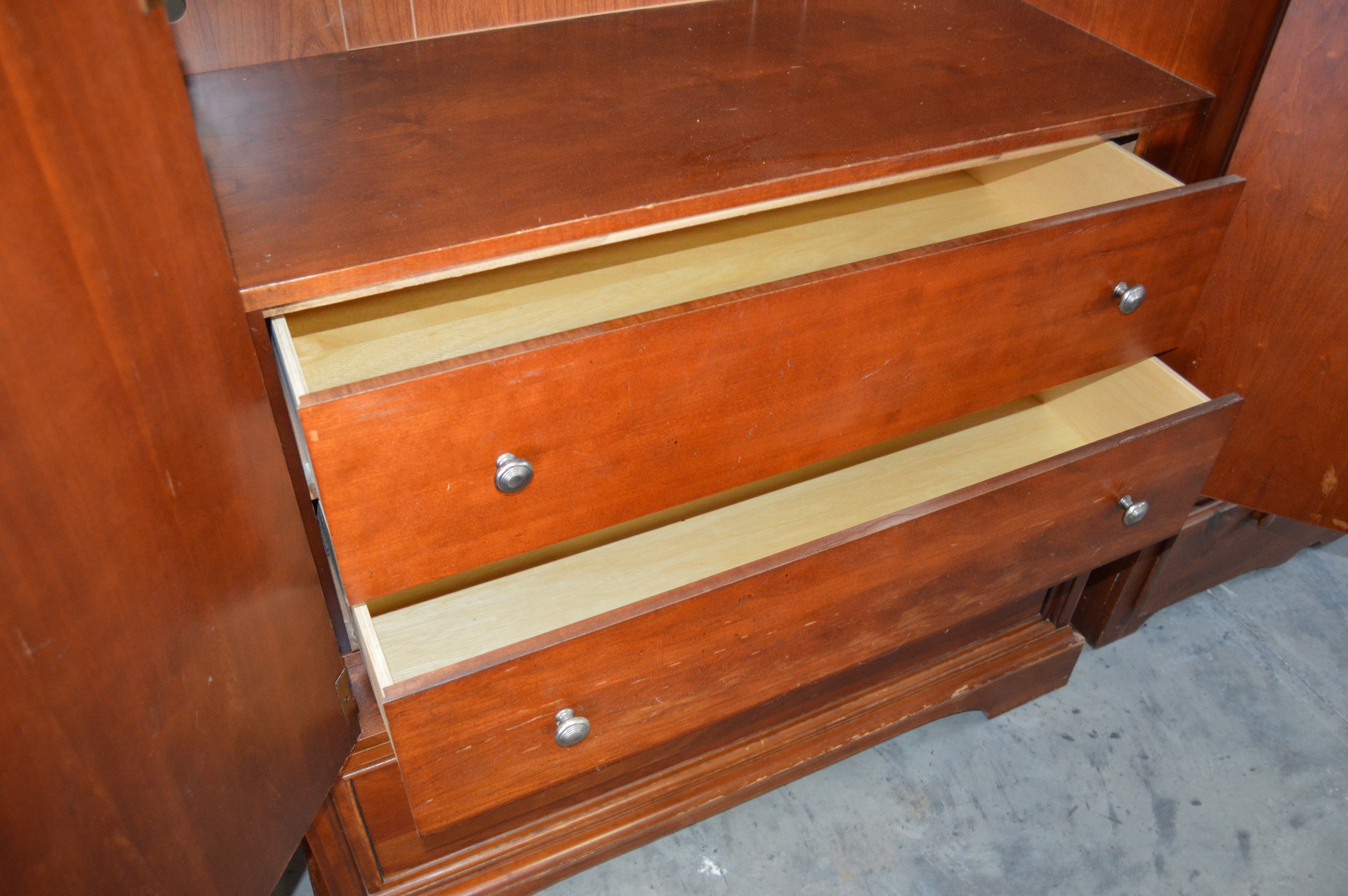 Cherry Storage Wadrobe by Stanley Furniture