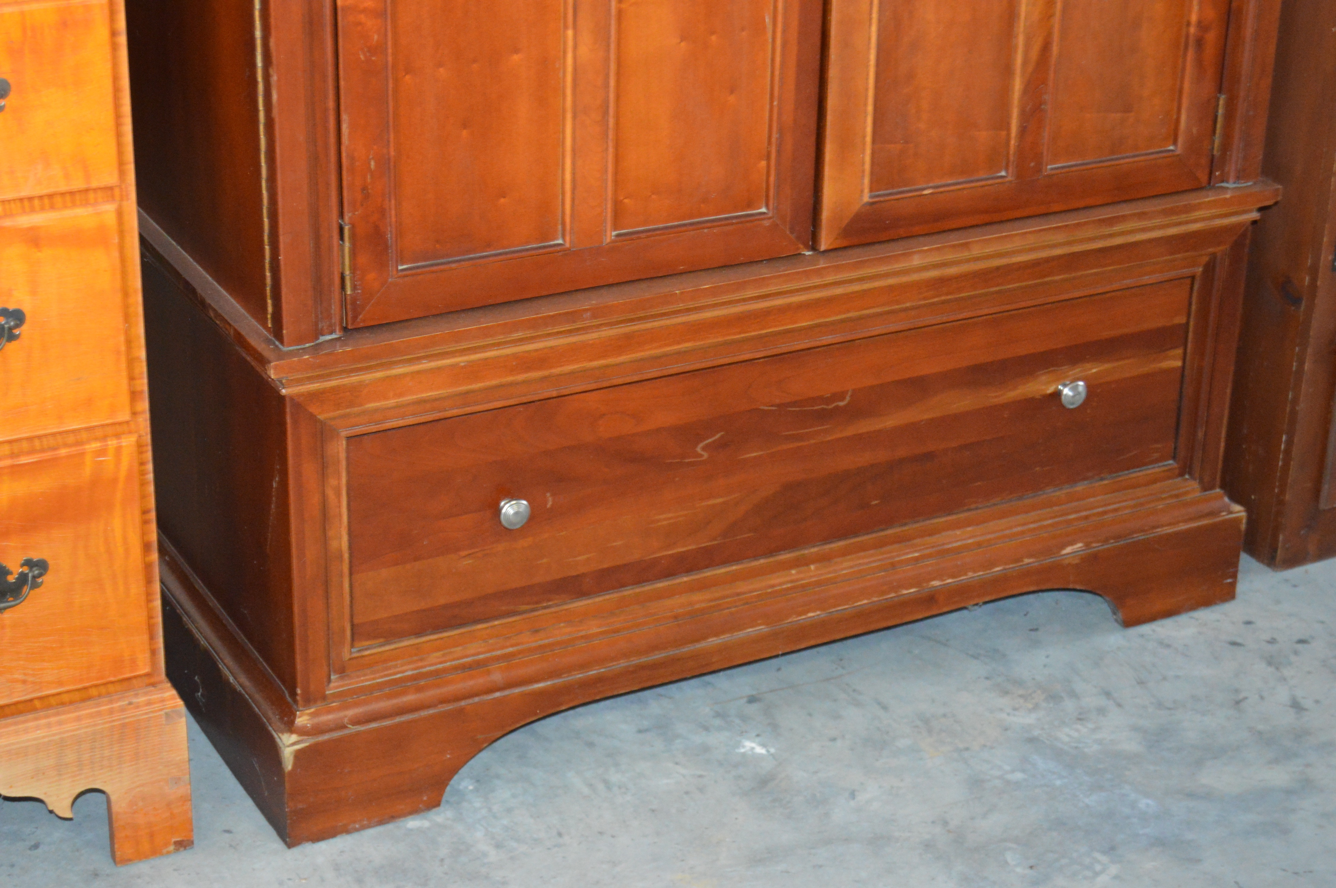 Cherry Storage Wadrobe by Stanley Furniture