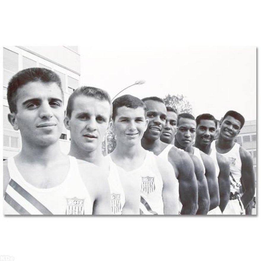 Muhammad Ali with USA Olympians Licensed Photograph