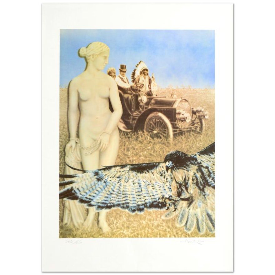 Robert Anderson Limited Edition Lithograph titled "Hopelessly Watching"