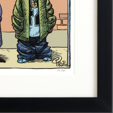 Bizarro! "Baggy Pants" Framed Limited Edition Giclée on Paper