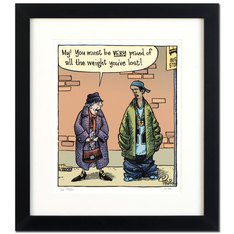 Bizarro! "Baggy Pants" Framed Limited Edition Giclée on Paper
