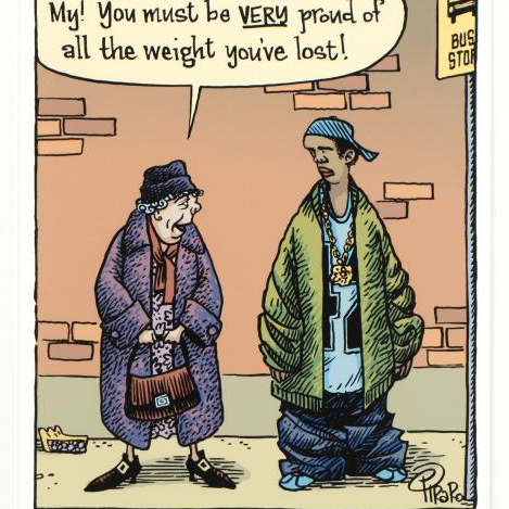 Bizarro! "Baggy Pants" Framed Limited Edition Giclée on Paper