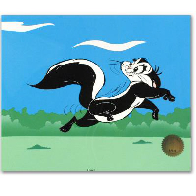 Chuck Jones "Le Pursuit" Numbered and Signed Animation Cel