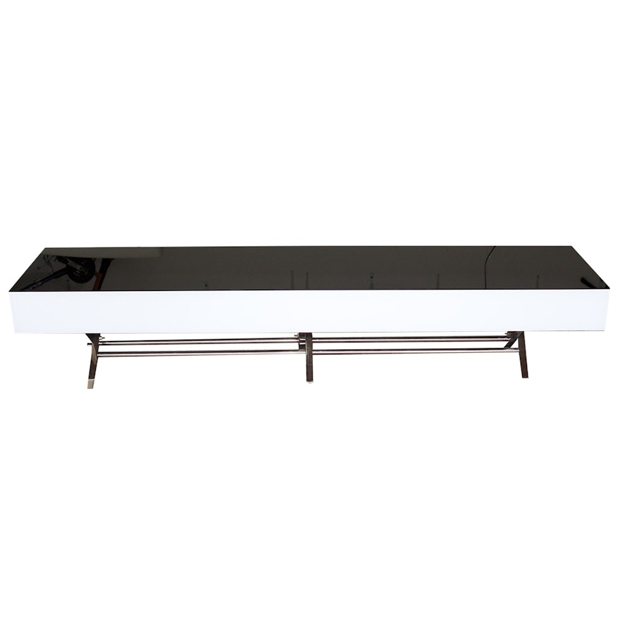 Modernist Rectangular Coffee Table with Storage