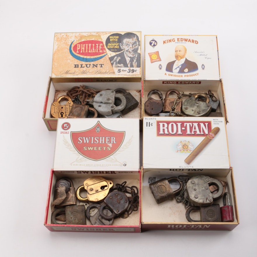 Padlocks in Cigar Boxes