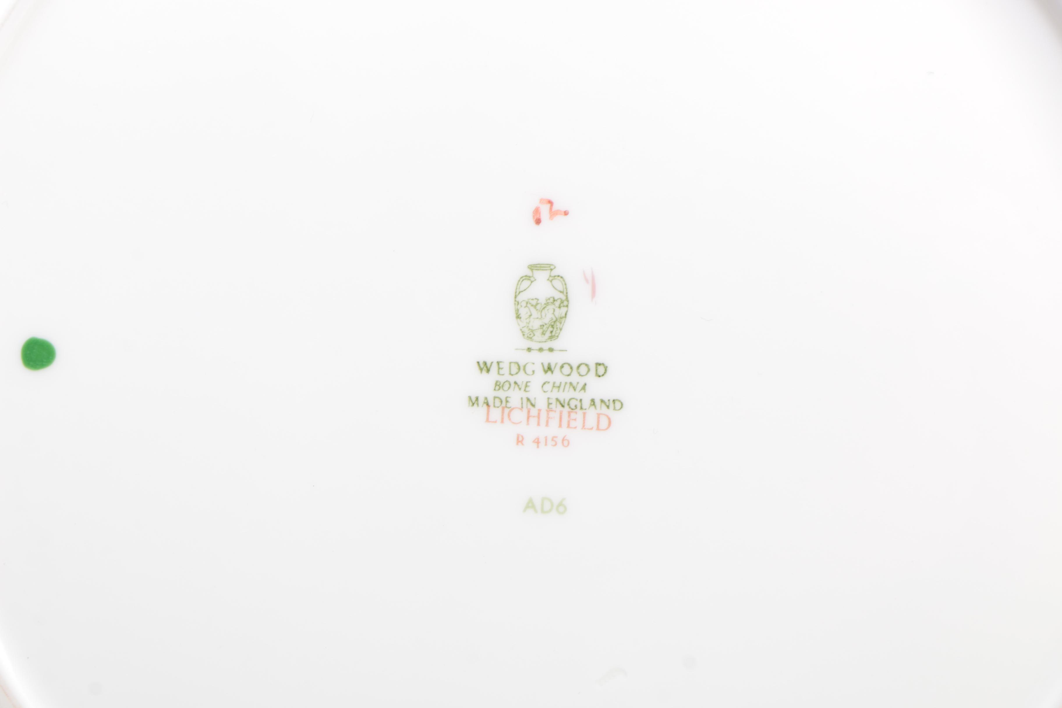 Wedgwood Bone China "Lichfield" Service Circa 1953 - 1978