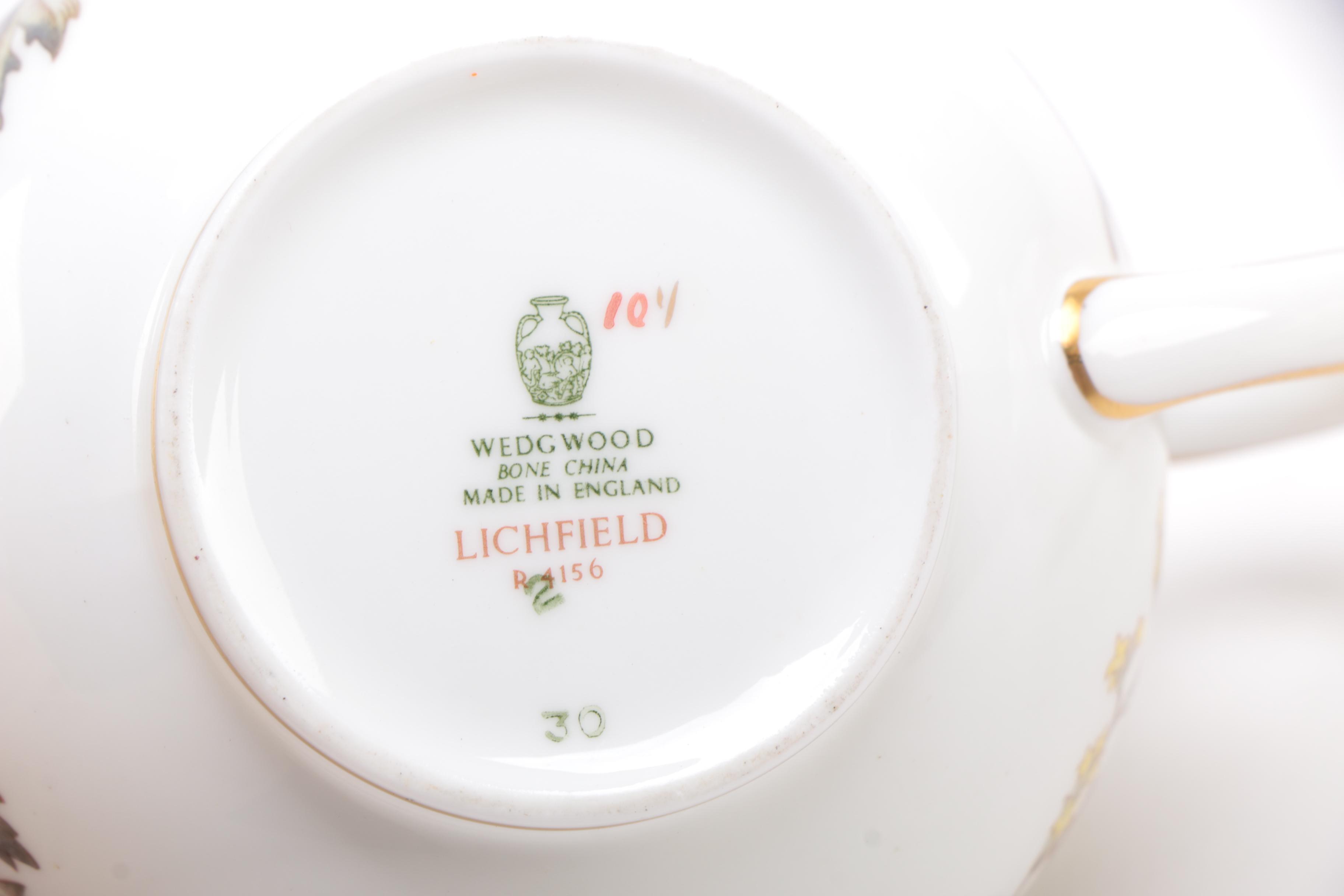 Wedgwood Bone China "Lichfield" Service Circa 1953 - 1978
