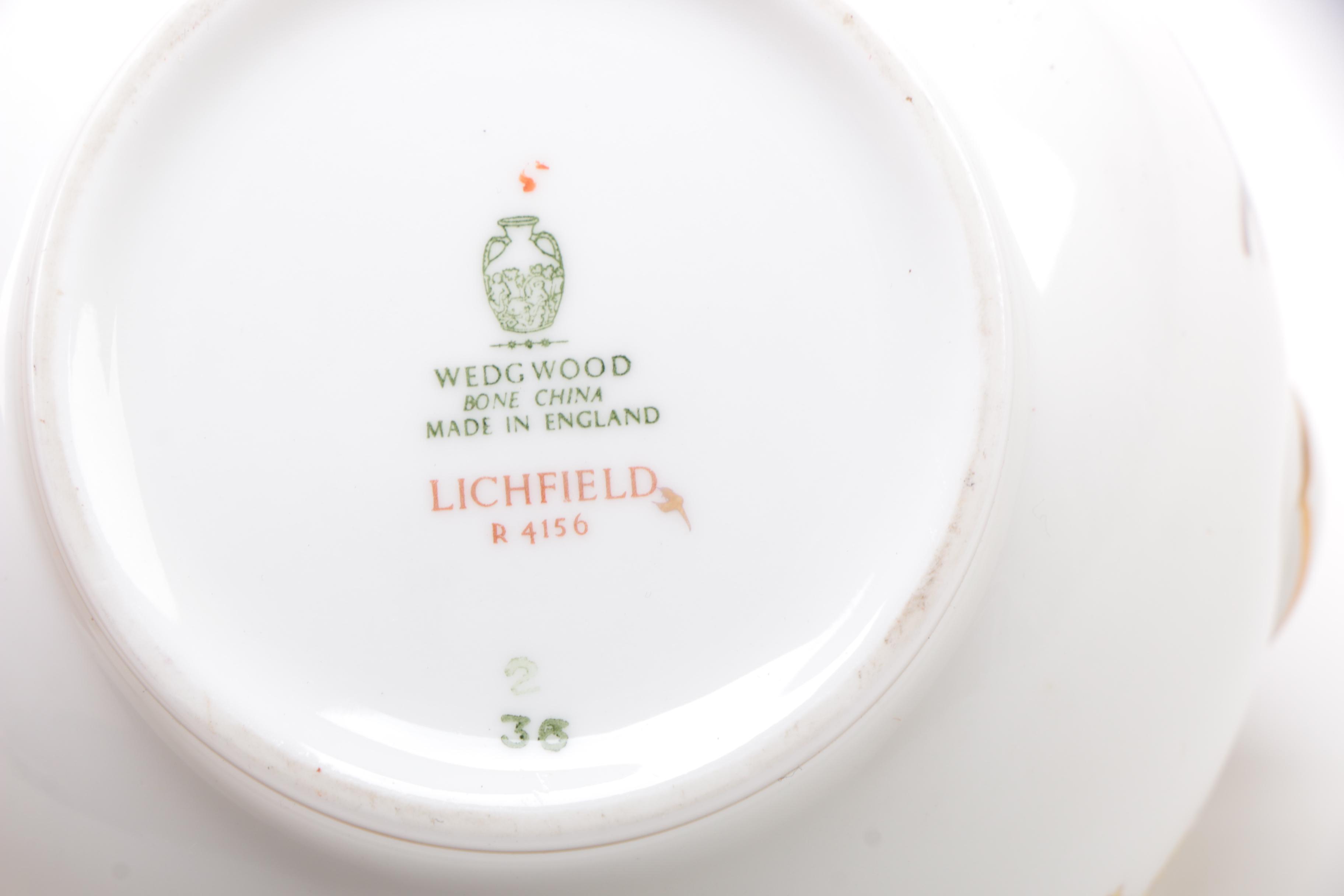 Wedgwood Bone China "Lichfield" Service Circa 1953 - 1978