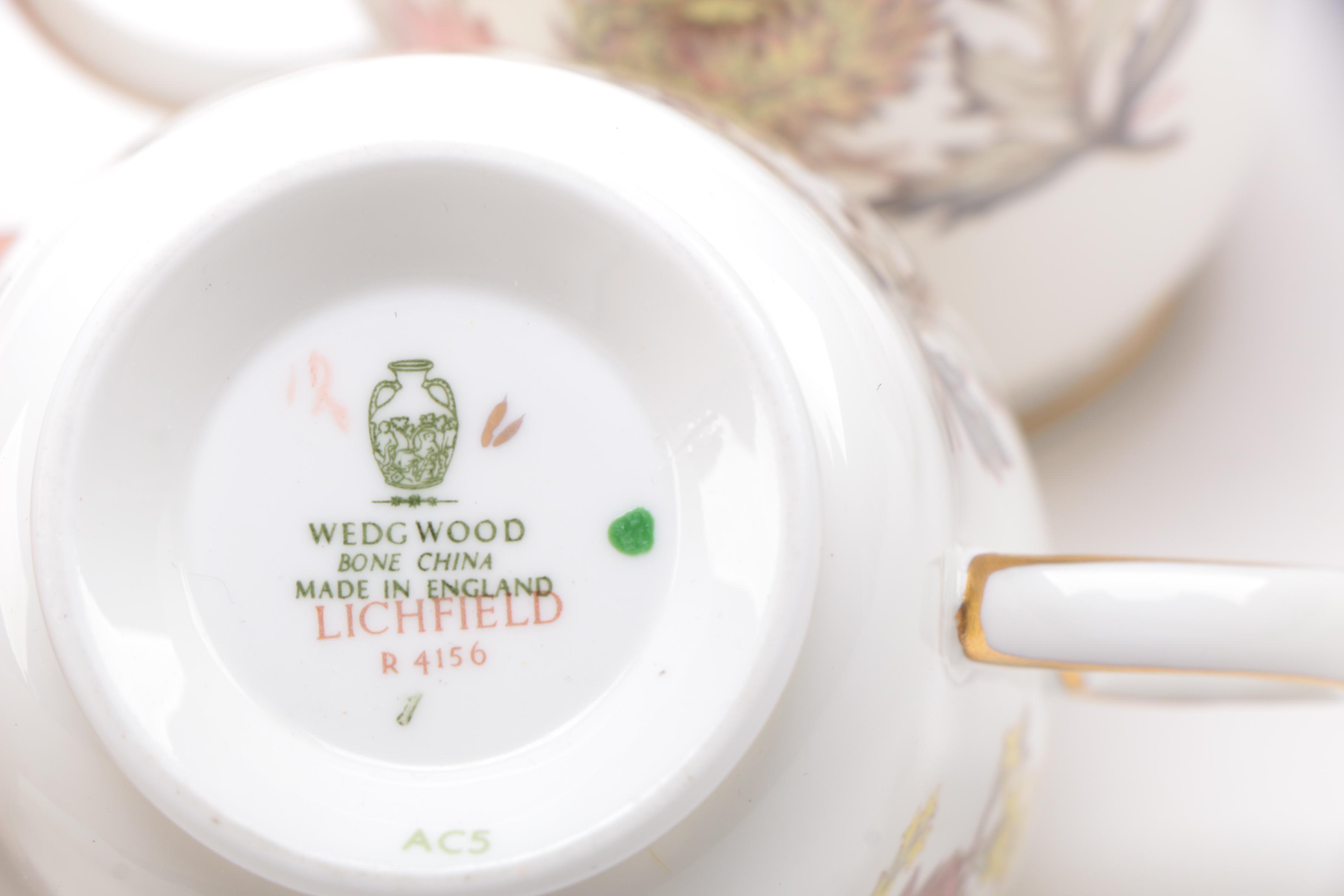 Wedgwood Bone China "Lichfield" Service Circa 1953 - 1978