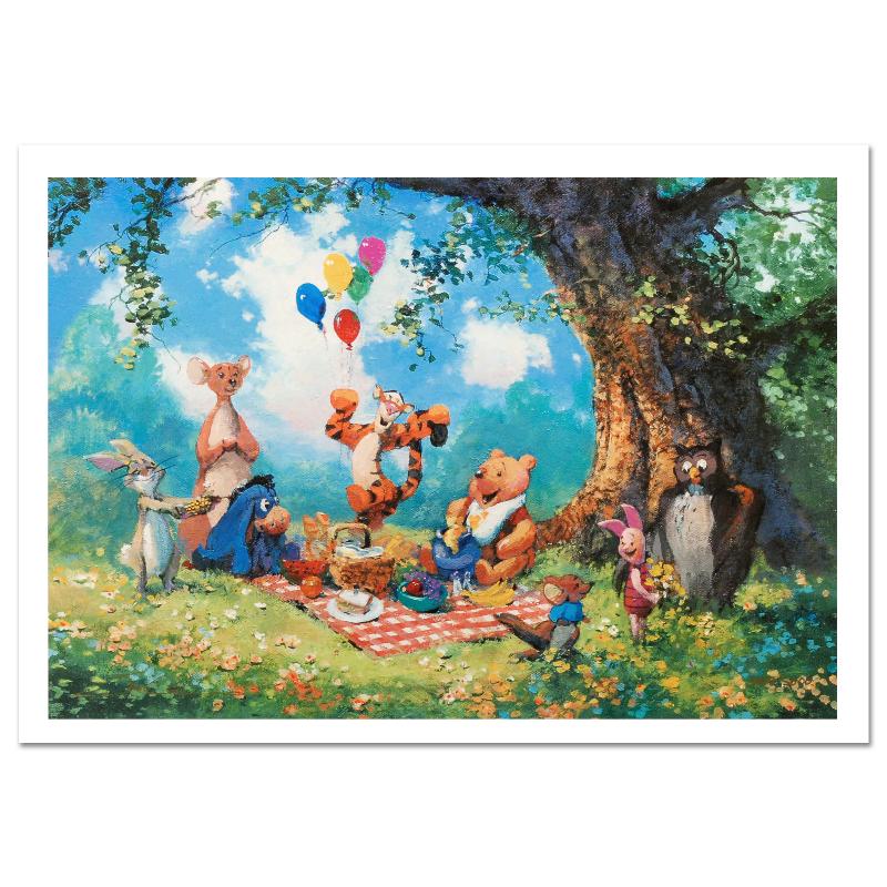 James Coleman Limited Edition Lithograph "Splendiferous Picnic"