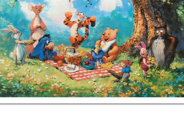 James Coleman Limited Edition Lithograph "Splendiferous Picnic"