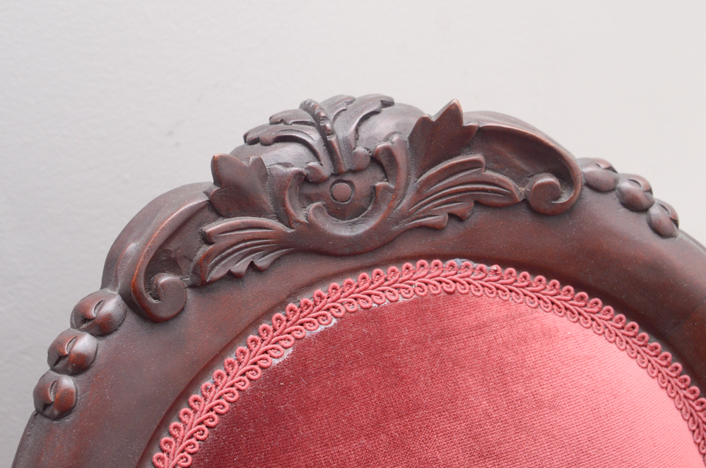 Miniature Rococo Revival Style Double Chair-Back Settee