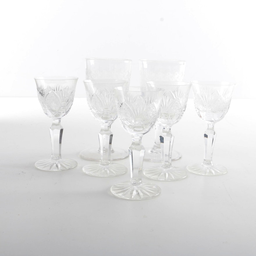 Clear Glass Cordial Set