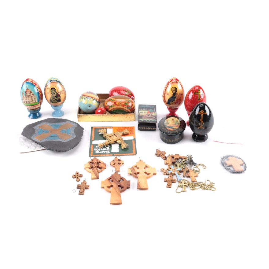 Assorted Decorative Pieces Pertaining to Religion