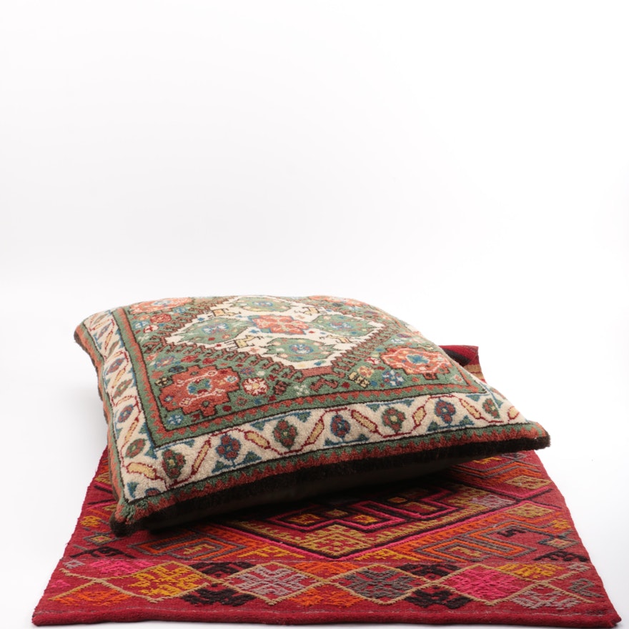 Persian Style  Rug and Pillow