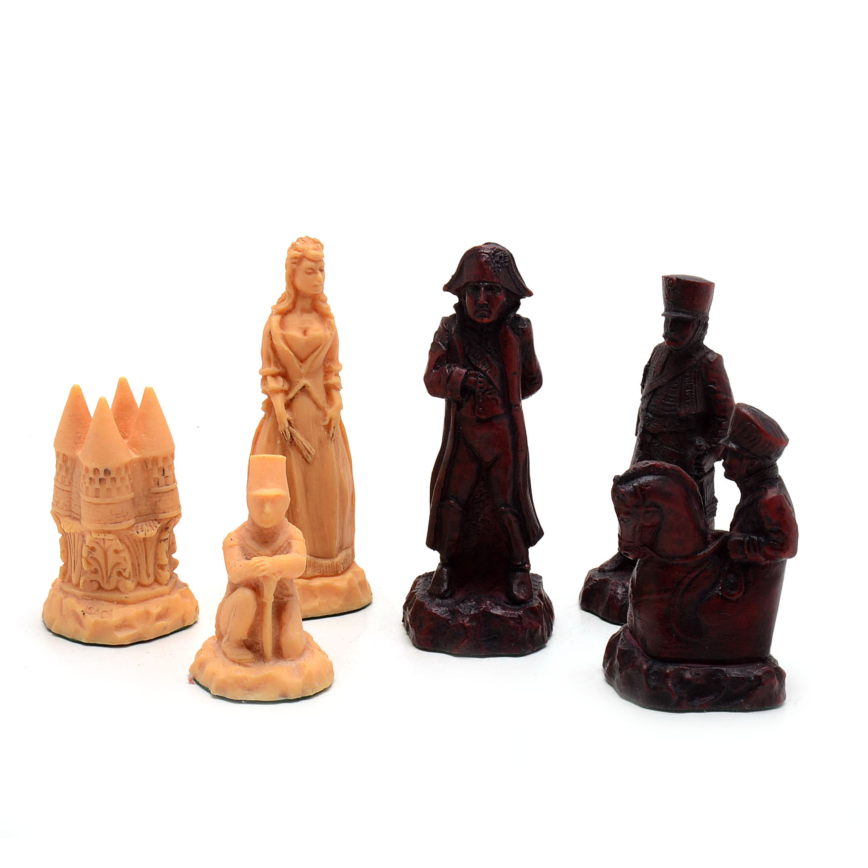 Set of Napoleon and Josephine Chess Pieces