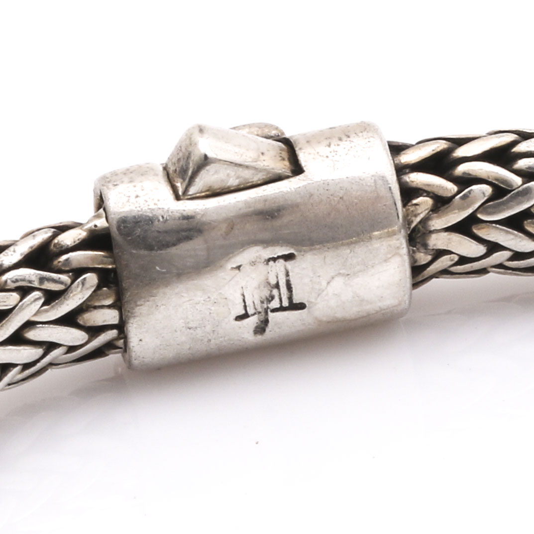 John Hardy 18K Yellow Gold and Sterling Silver Bunny Bracelet