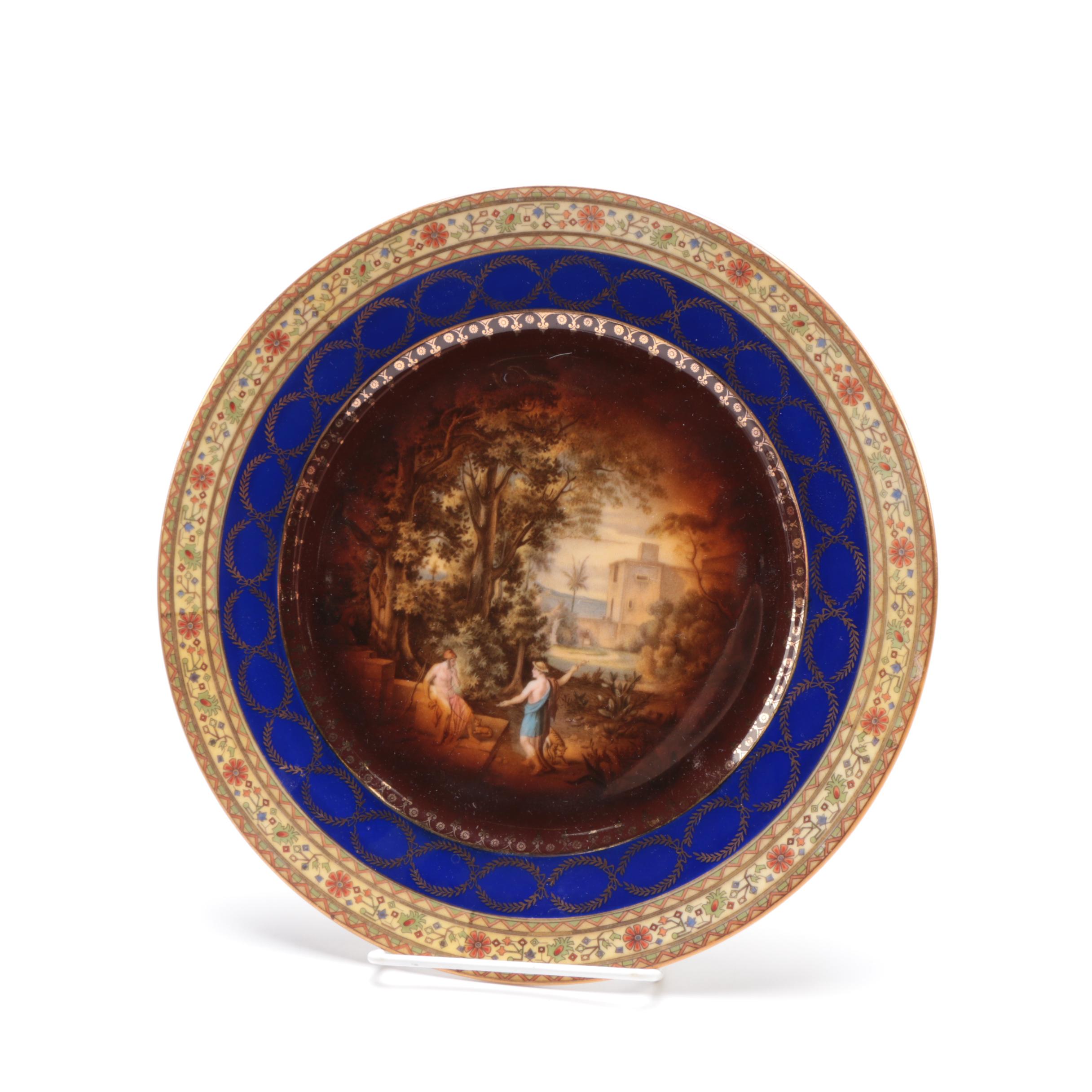 Friedrich Simon Carlsbad Royal Vienna Style Plate