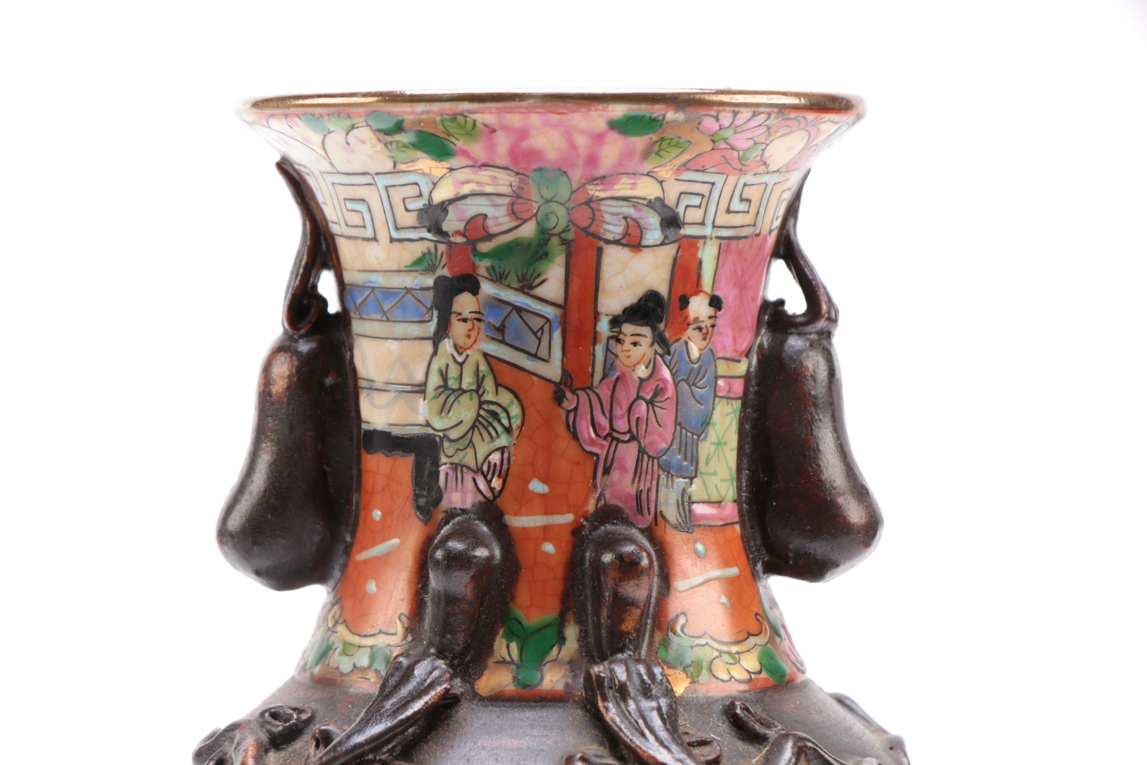 Vintage Chinese Ceramic Urn