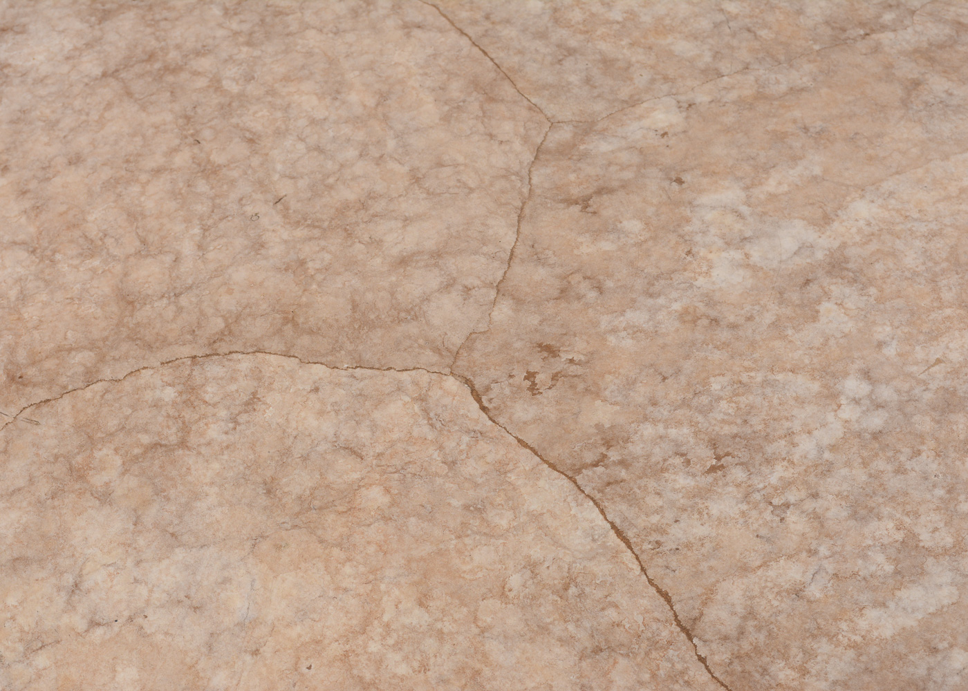 Vintage Marble Finished Pedestal Coffee Table