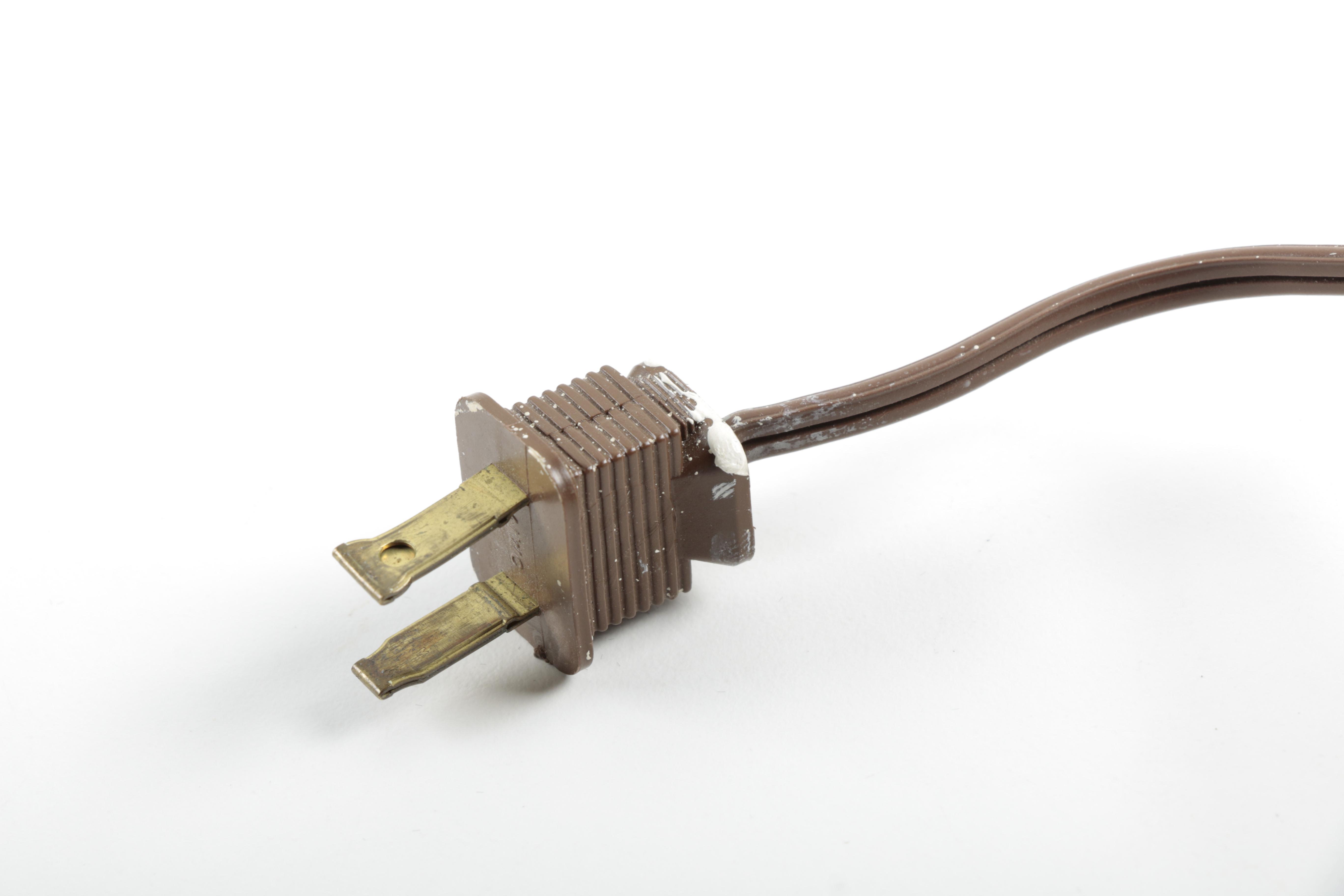 Ceramic Blue and White Hurricane Lamp