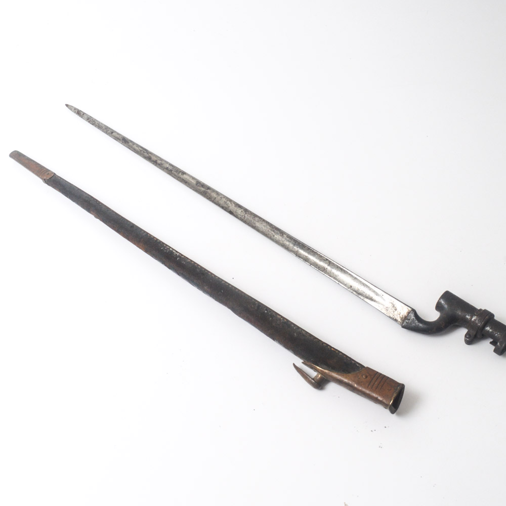 British Pattern 1876 Martini-Henry Socket Bayonet and Scabbard