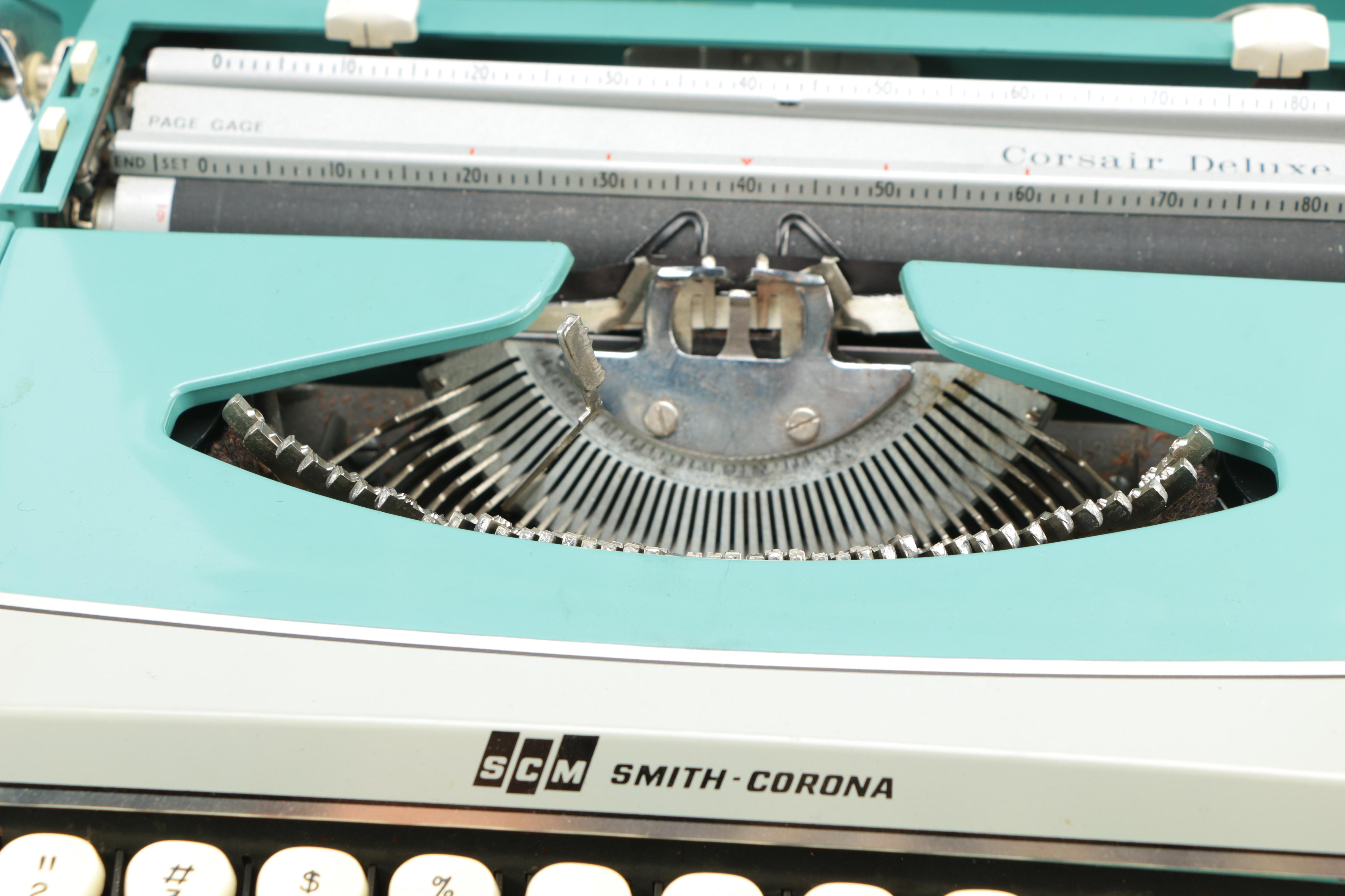 1960s-Era Smith-Corona Corsair Deluxe Portable Typewriter